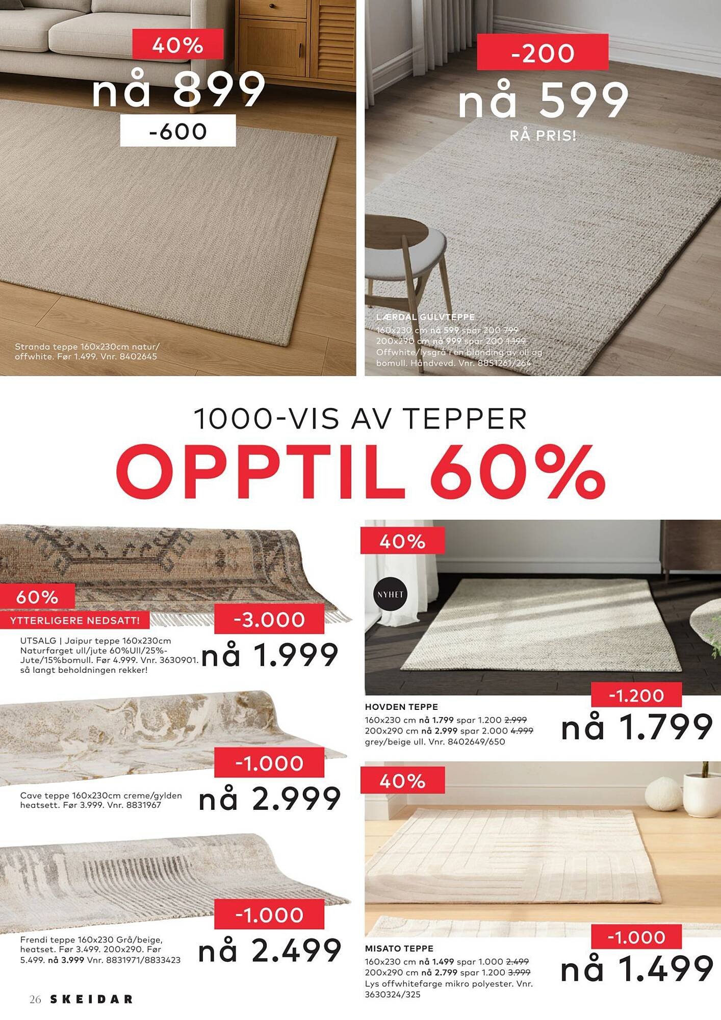 Skeidar kundeavis (2026-01-19 - 2026-01-26)