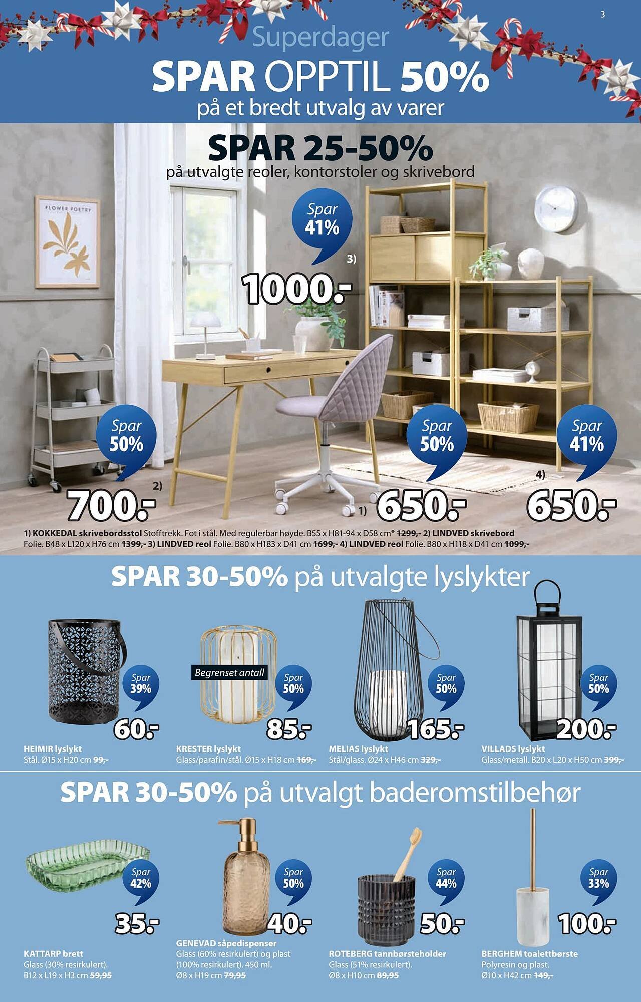 JYSK kundeavis (2025-12-15 - 2025-12-23)