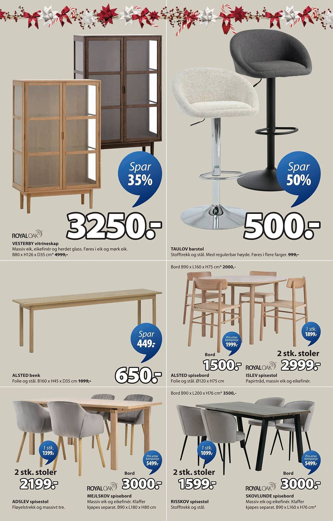 JYSK kundeavis (2025-12-15 - 2025-12-23)