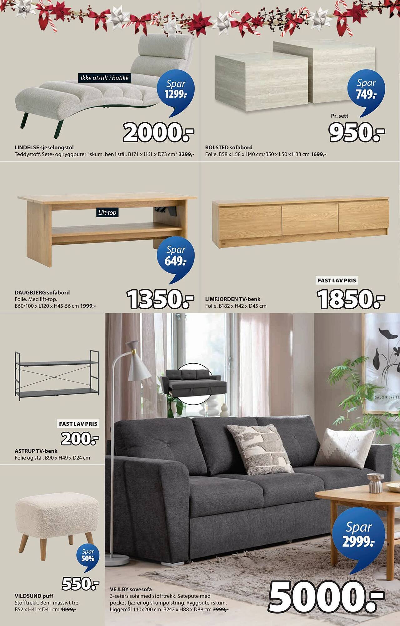 JYSK kundeavis (2025-12-15 - 2025-12-23)