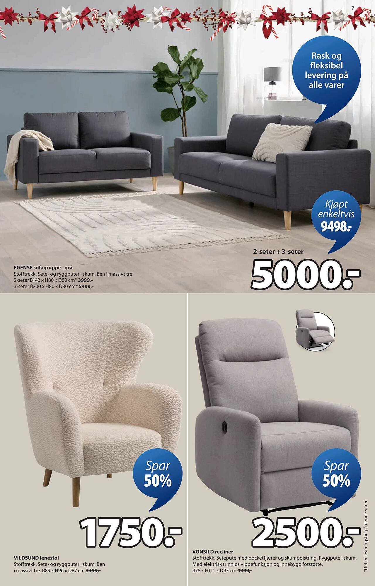 JYSK kundeavis (2025-12-15 - 2025-12-23)