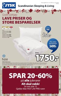 JYSK kundeavis (2025-12-15 - 2025-12-23)