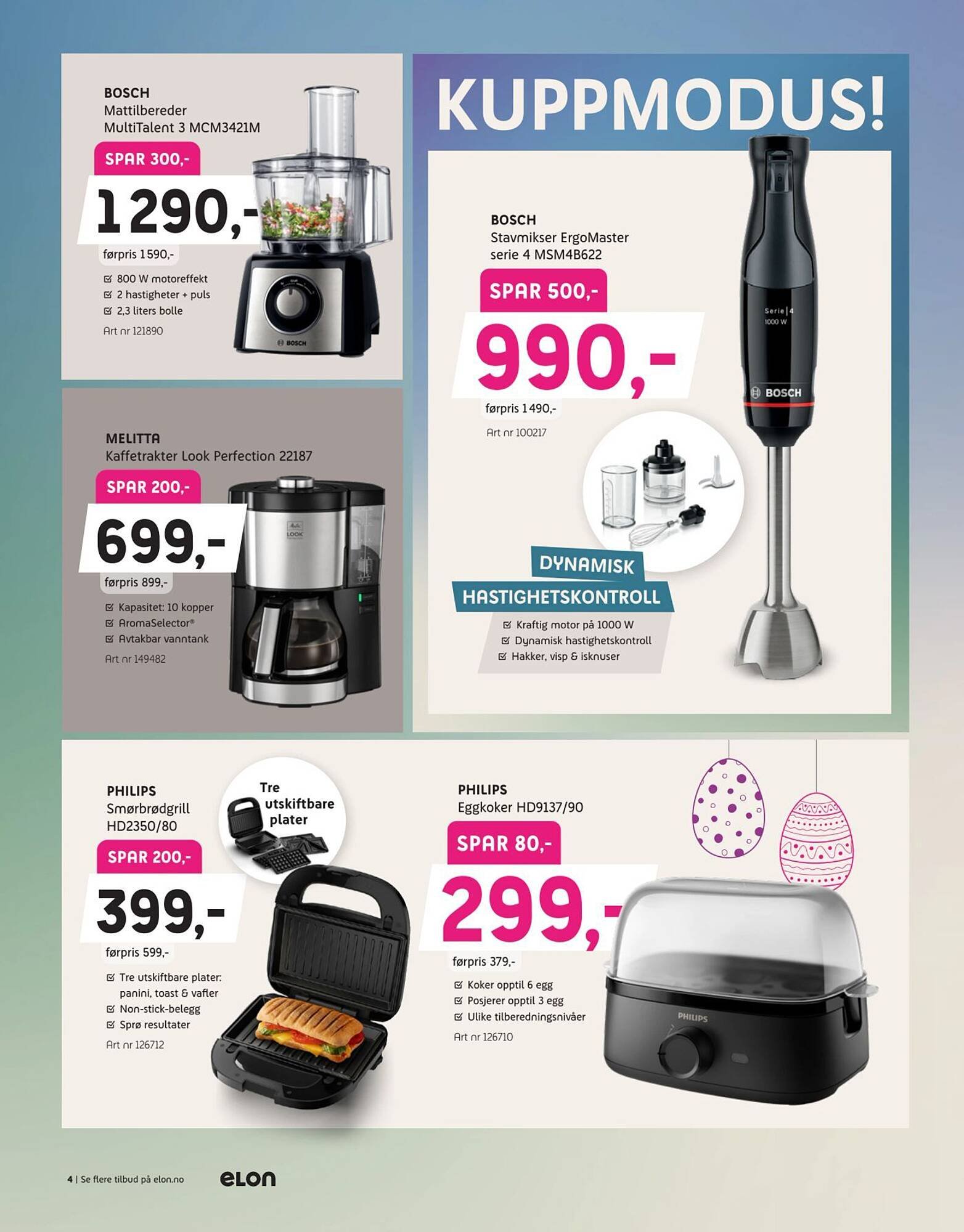 ELON kundeavis (2026-03-23 - 2026-04-12)