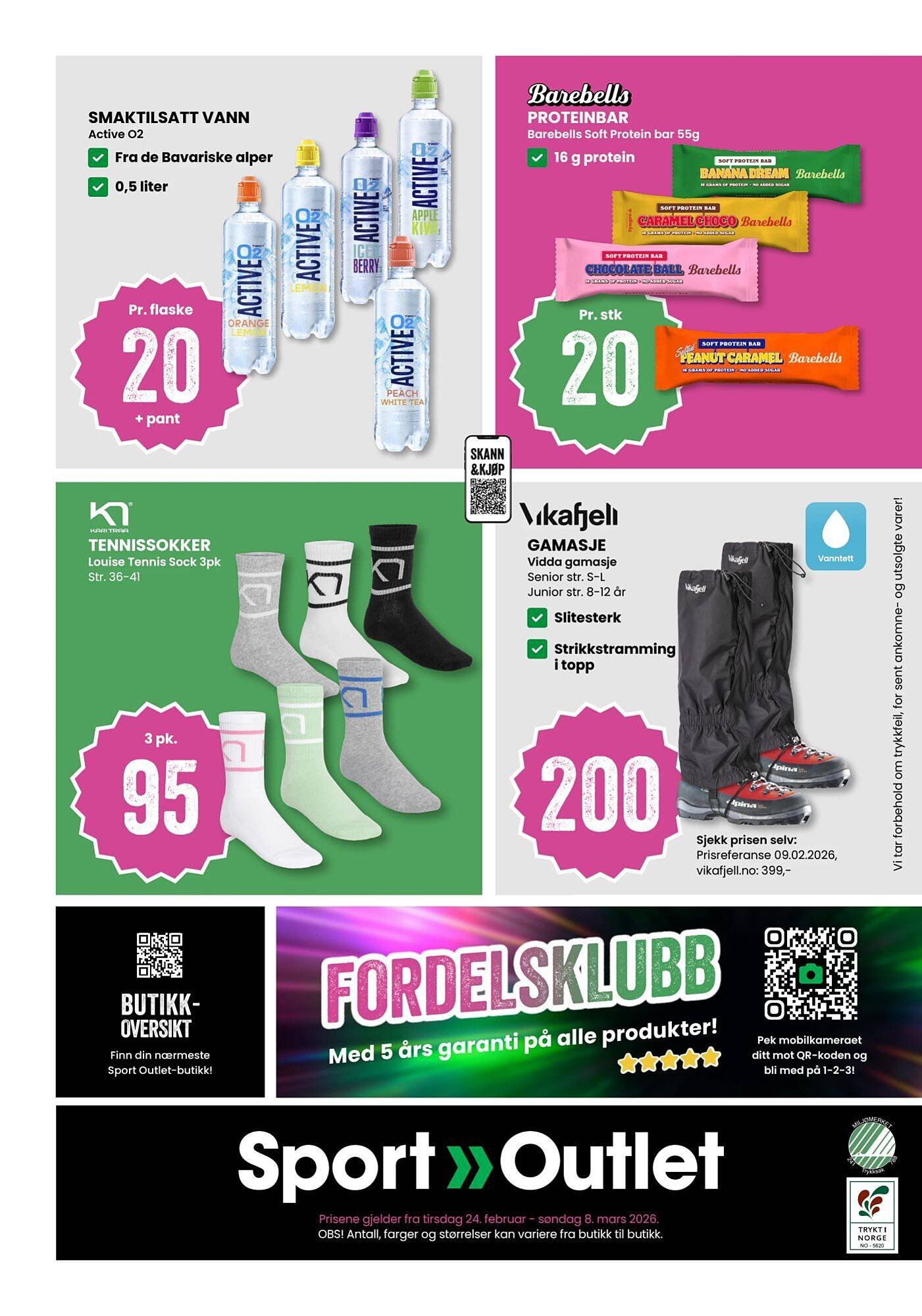 Sport Outlet kundeavis (2026-02-24 - 2026-03-09)
