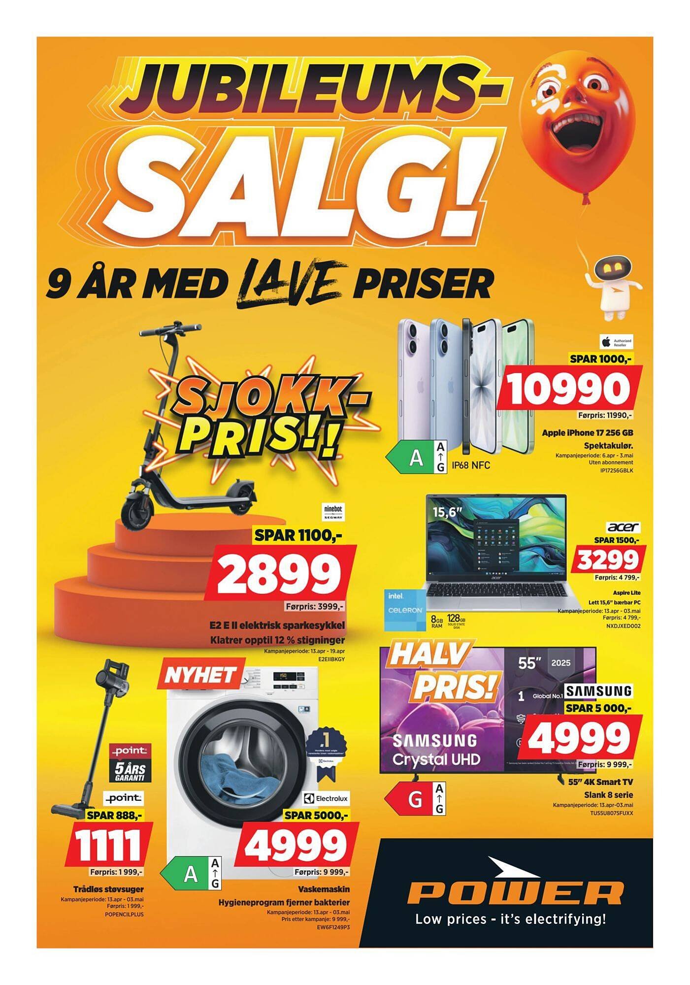 POWER kundeavis (2026-04-13 - 2026-04-20)