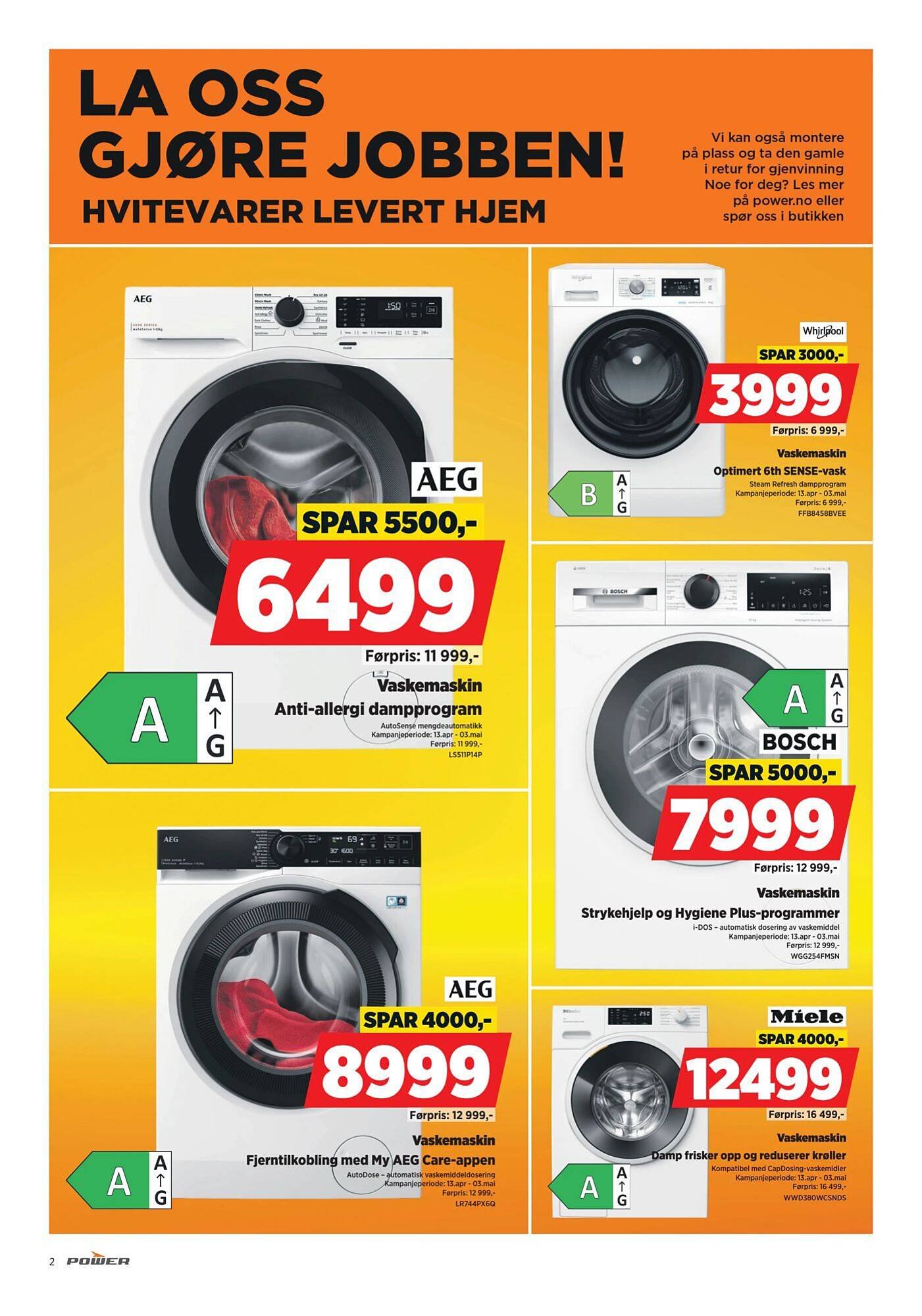 POWER kundeavis (2026-04-13 - 2026-04-20)