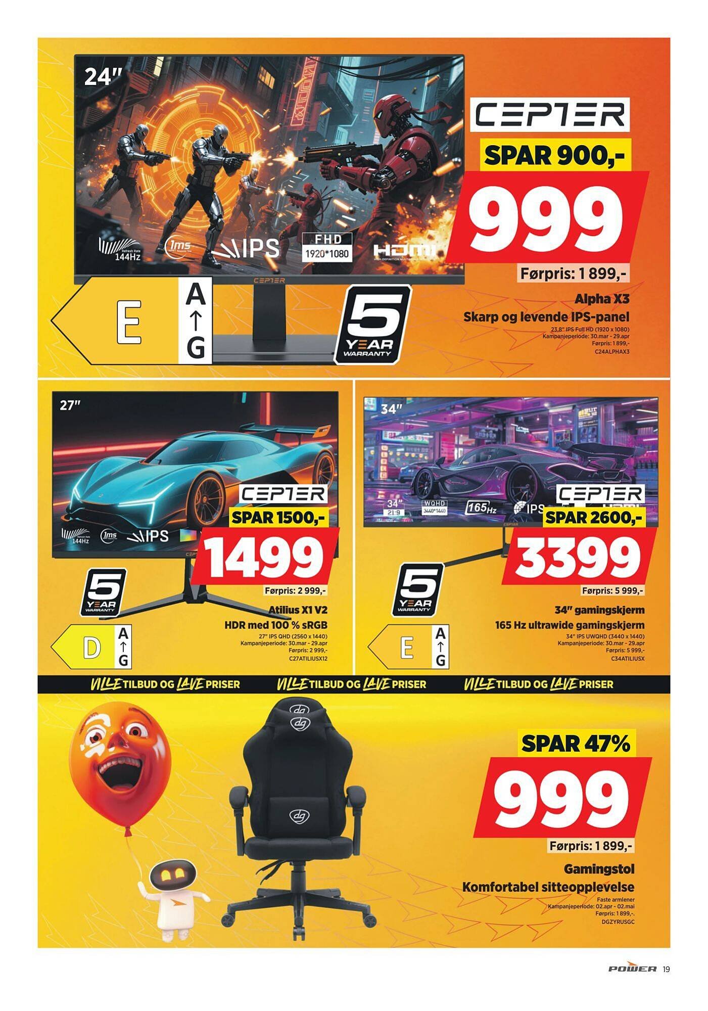 POWER kundeavis (2026-04-13 - 2026-04-20)