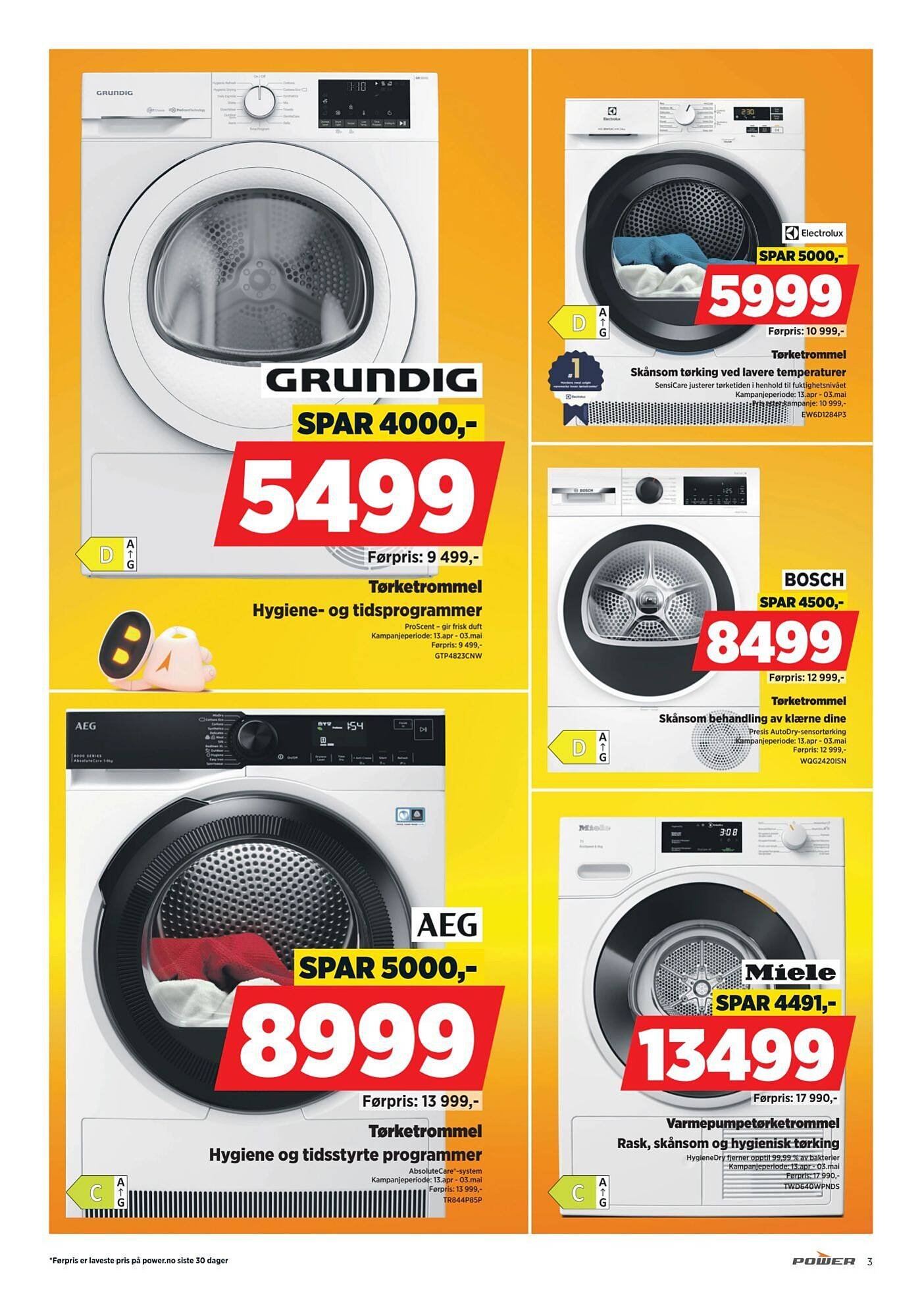 POWER kundeavis (2026-04-13 - 2026-04-20)