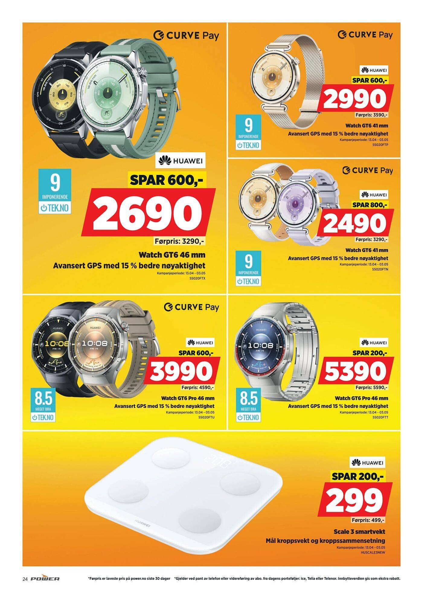 POWER kundeavis (2026-04-13 - 2026-04-20)