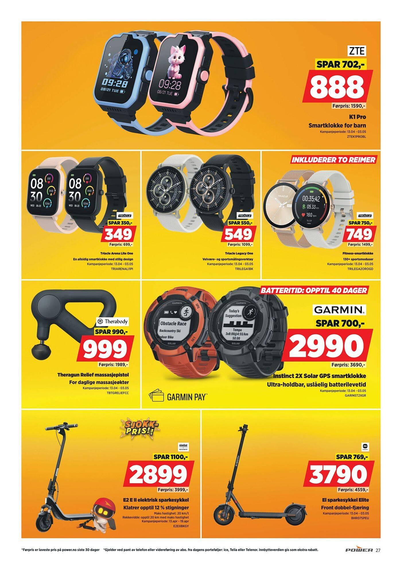 POWER kundeavis (2026-04-13 - 2026-04-20)