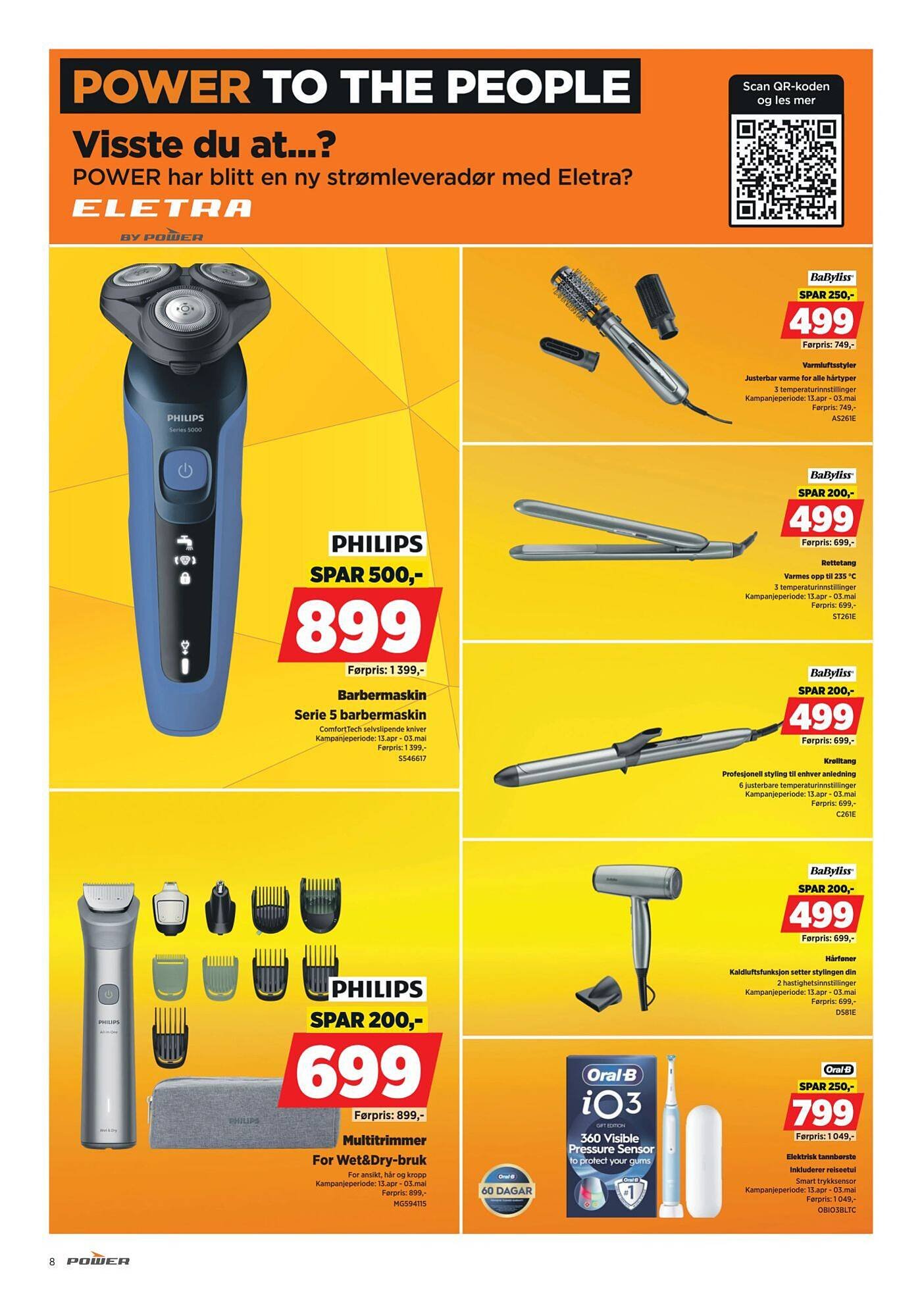 POWER kundeavis (2026-04-13 - 2026-04-20)