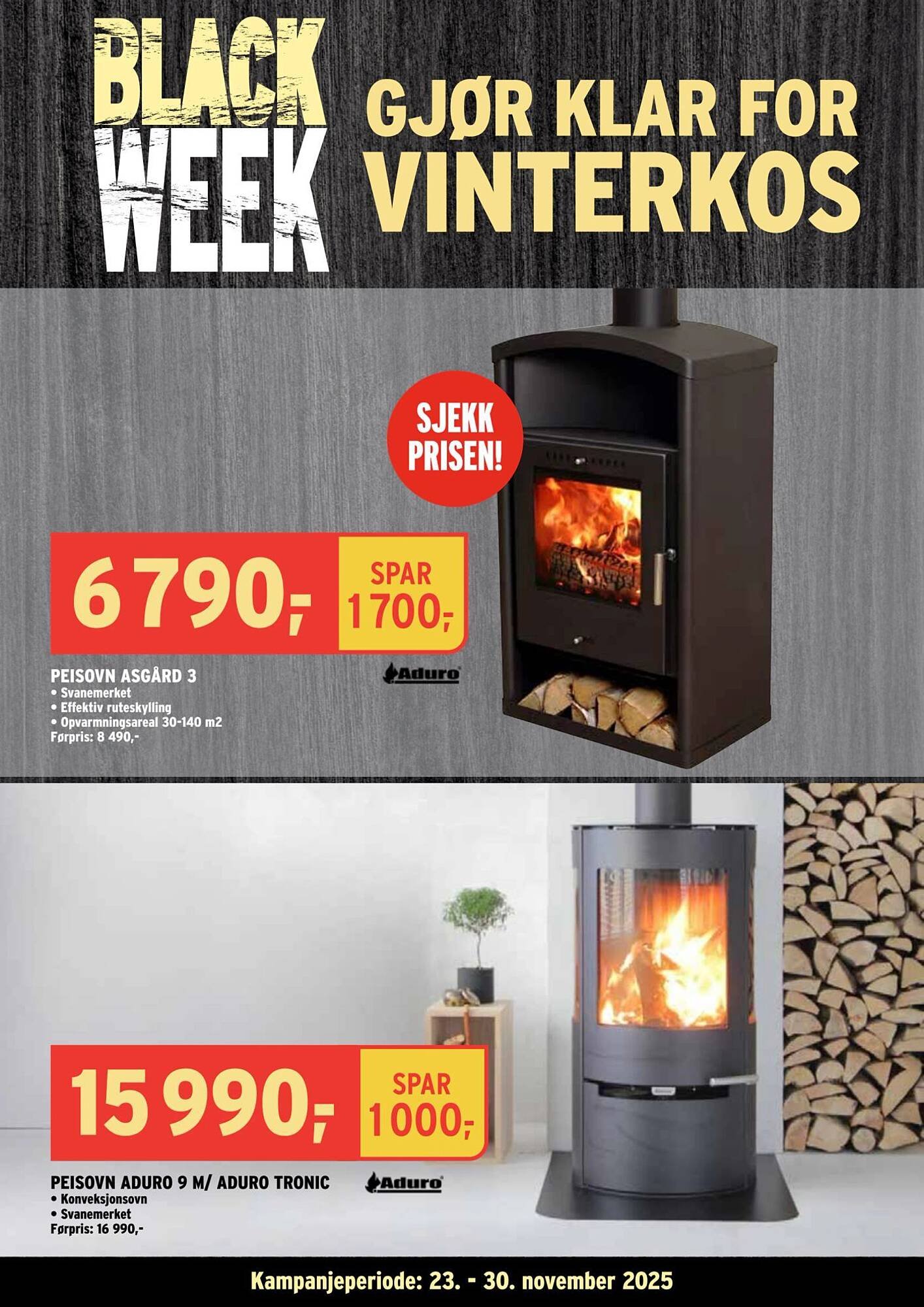 Montér kundeavis (2025-11-23 - 2025-11-30)