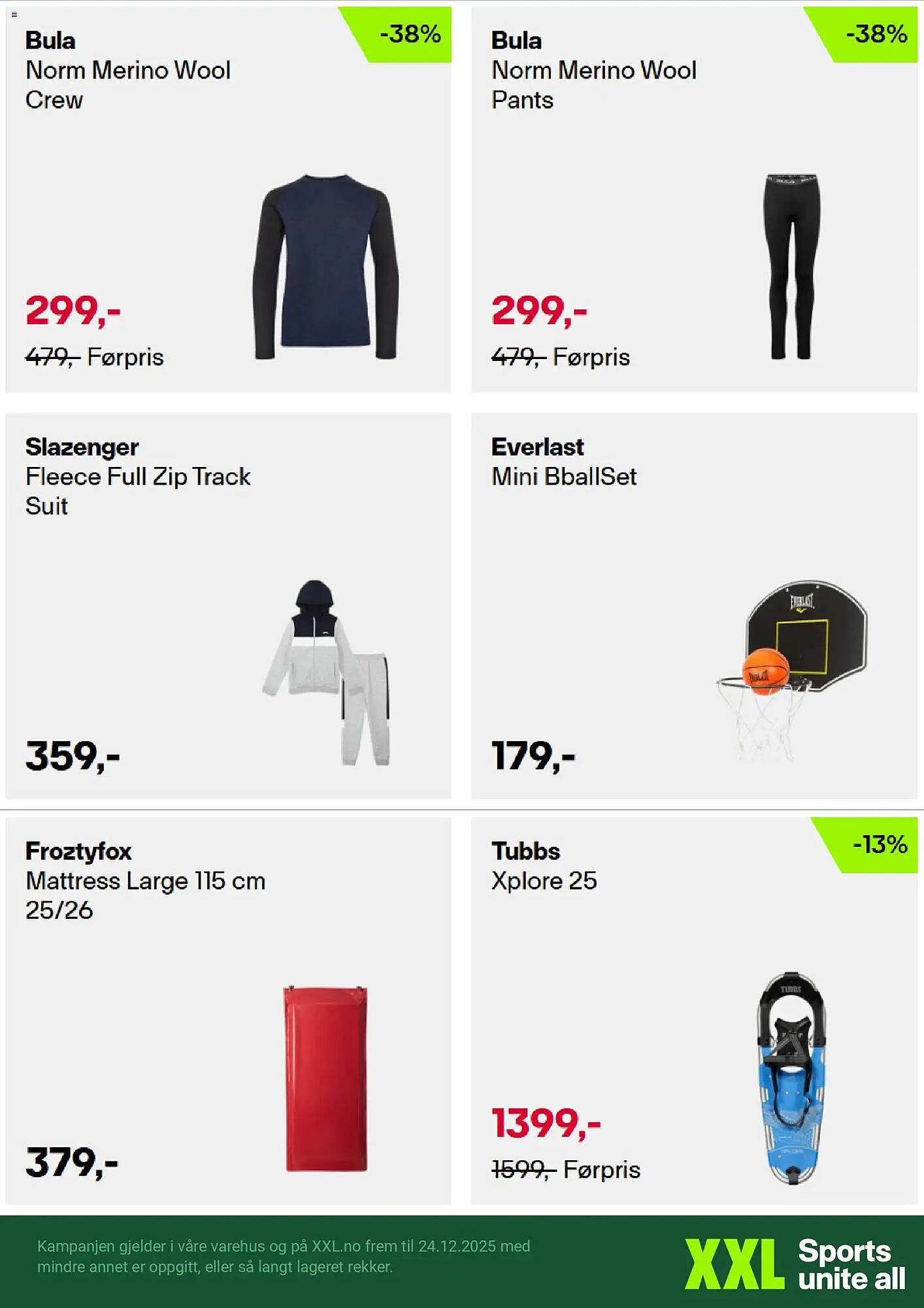XXL Sport kundeavis (2025-12-02 - 2025-12-24)