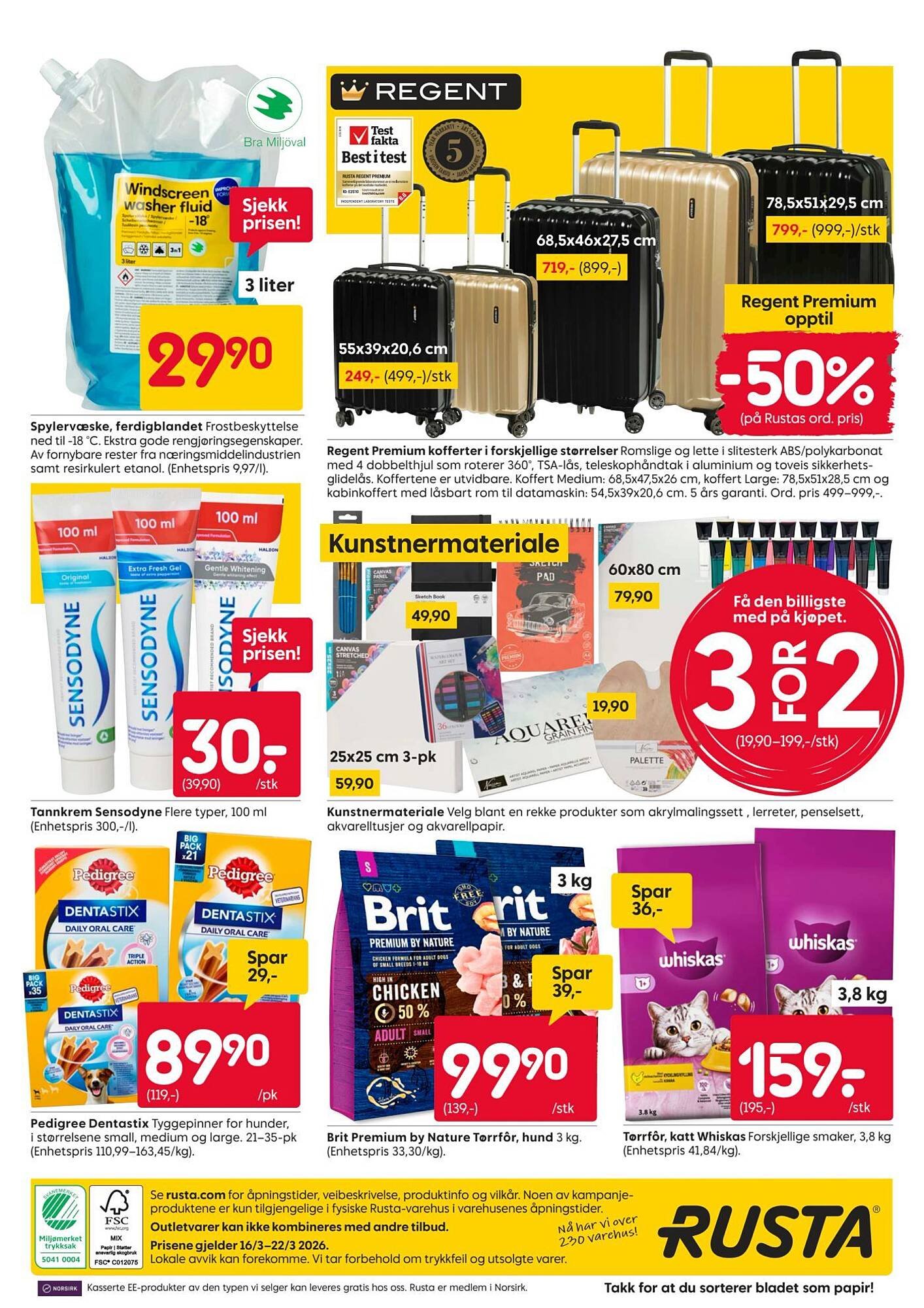 Rusta kundeavis (2026-03-15 - 2026-03-16)