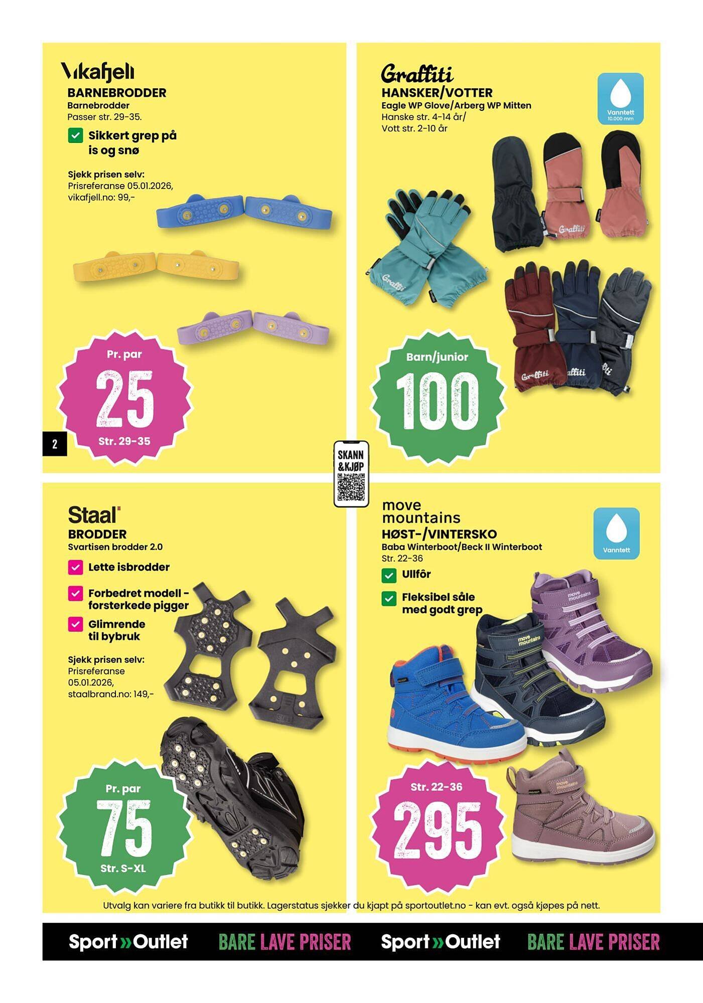 Sport Outlet kundeavis (2026-01-20 - 2026-02-02)