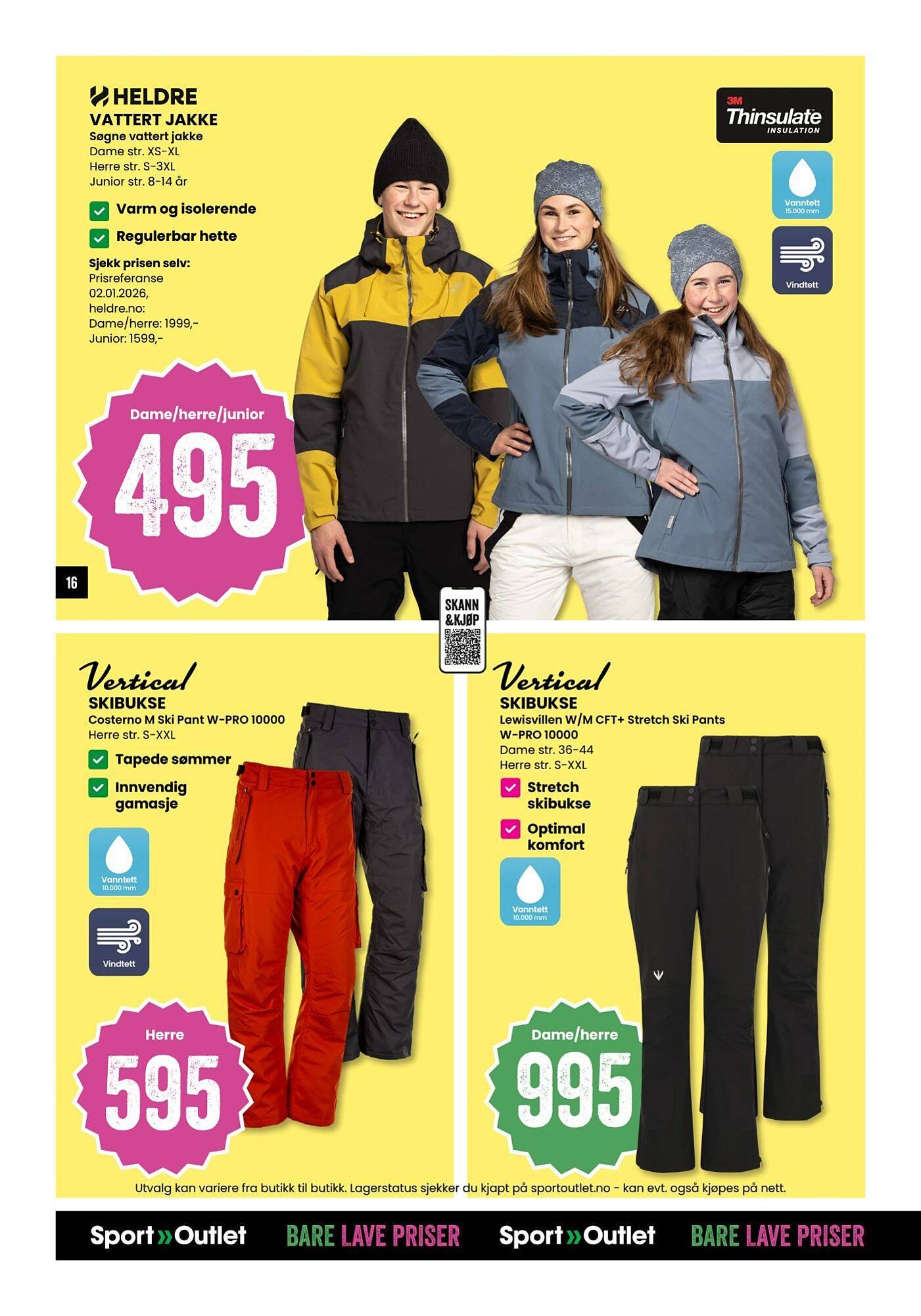 Sport Outlet kundeavis (2026-01-20 - 2026-02-02)