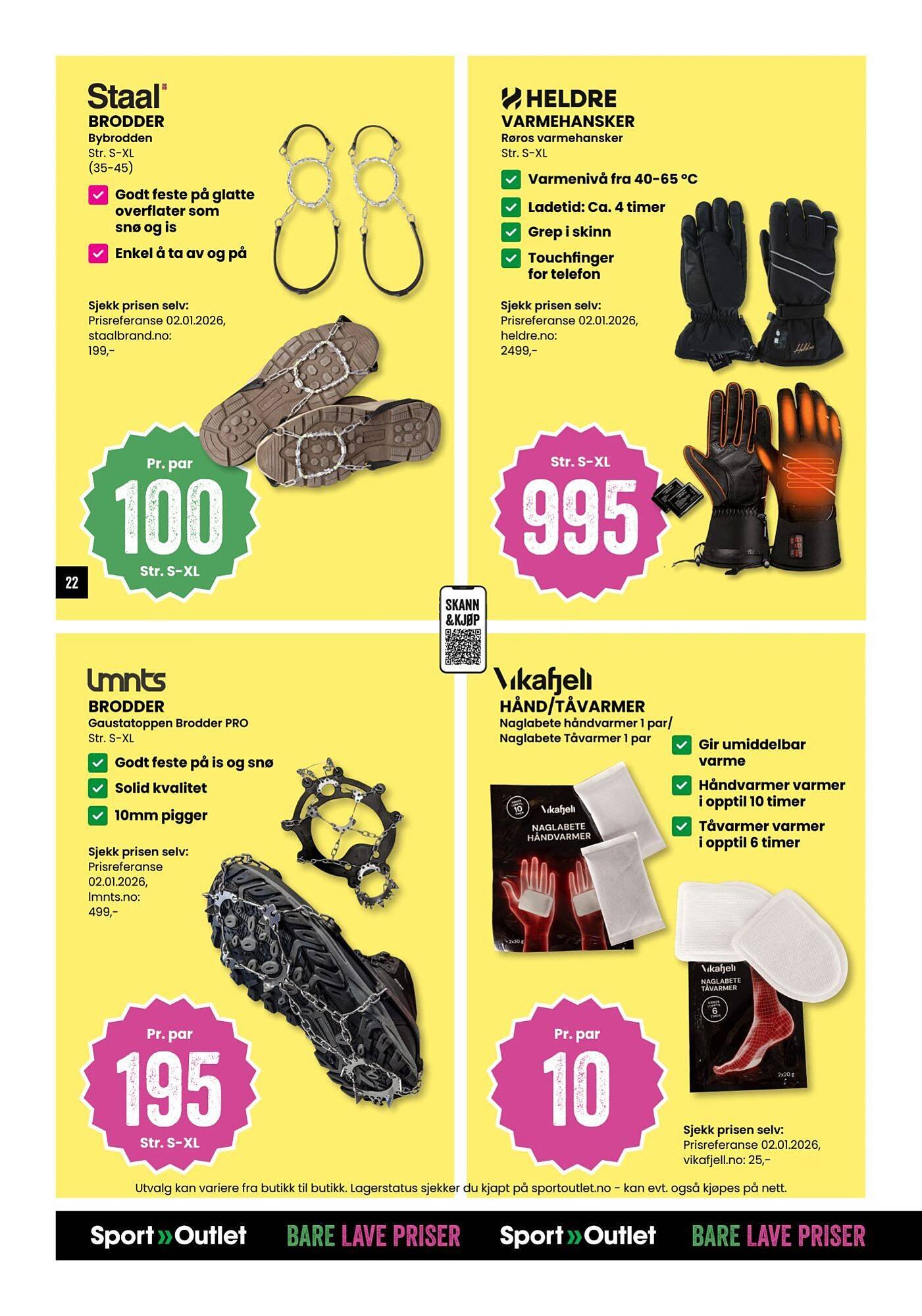 Sport Outlet kundeavis (2026-01-20 - 2026-02-02)