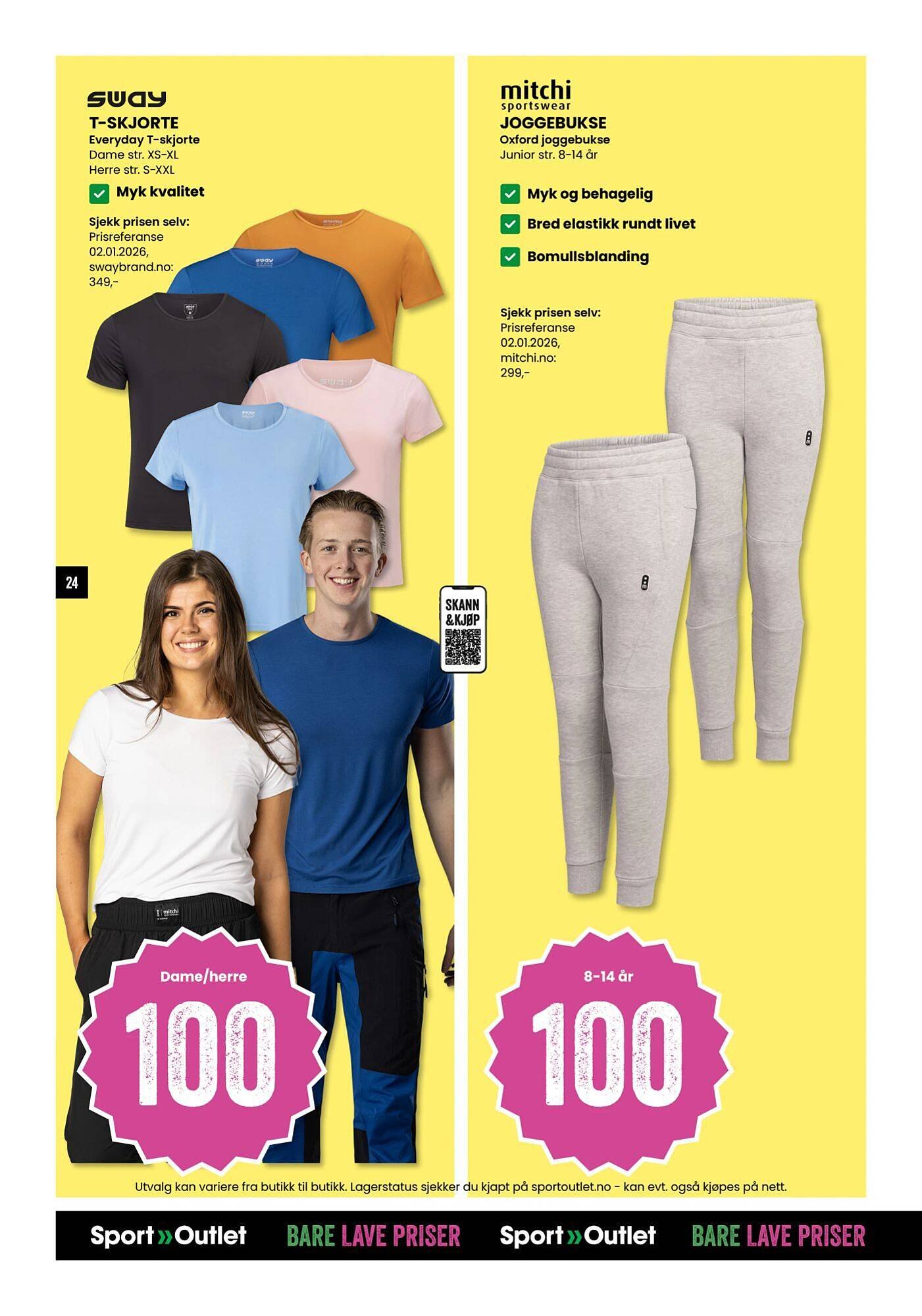 Sport Outlet kundeavis (2026-01-20 - 2026-02-02)