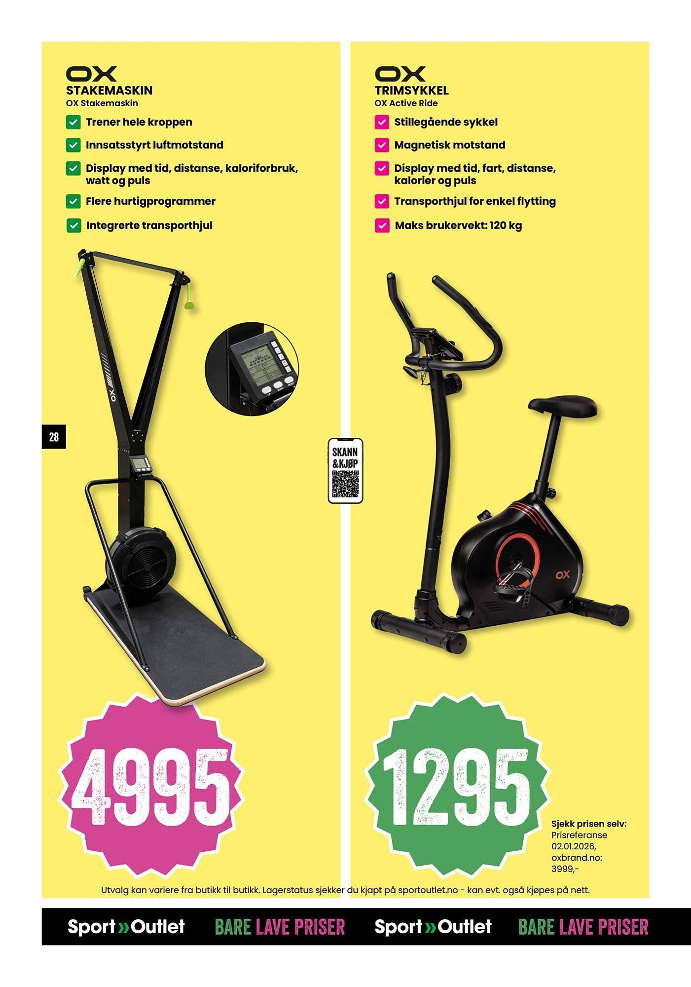 Sport Outlet kundeavis (2026-01-20 - 2026-02-02)