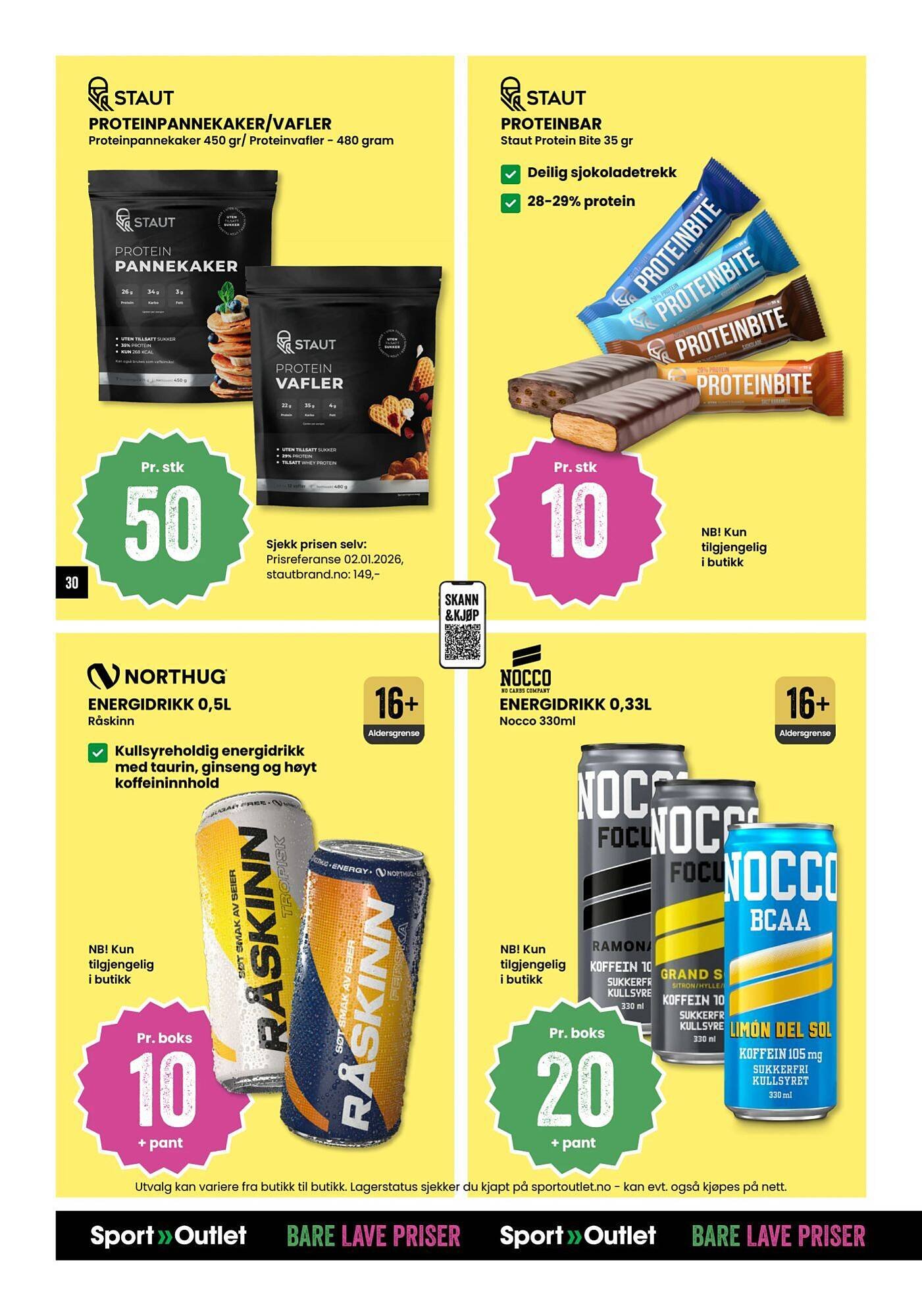 Sport Outlet kundeavis (2026-01-20 - 2026-02-02)