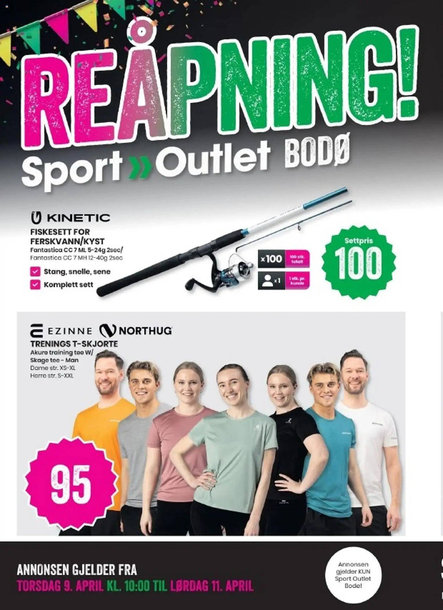 Sport Outlet kundeavis (2026-04-07 - 2026-04-11)