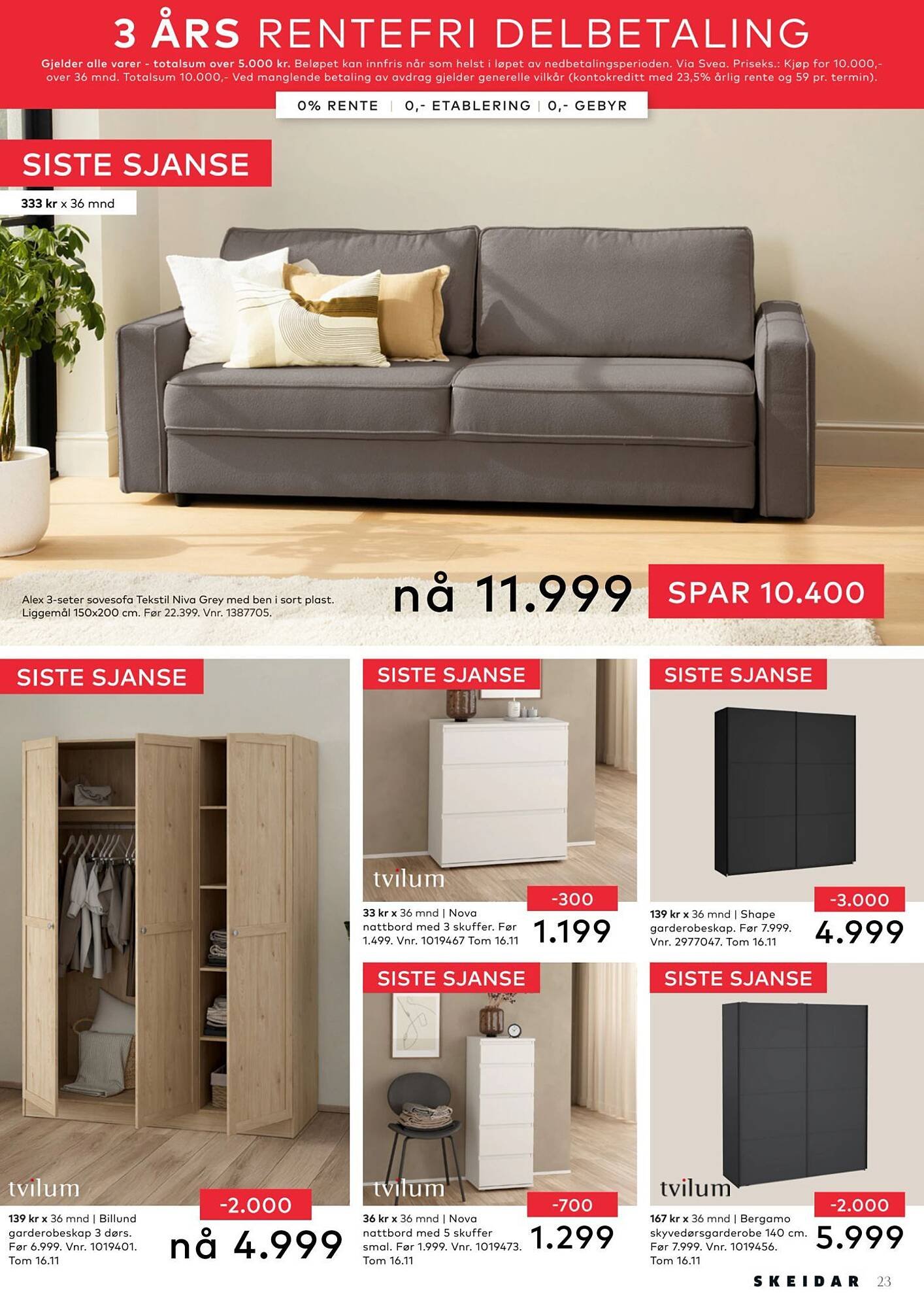 Skeidar kundeavis (2025-11-10 - 2025-11-16)