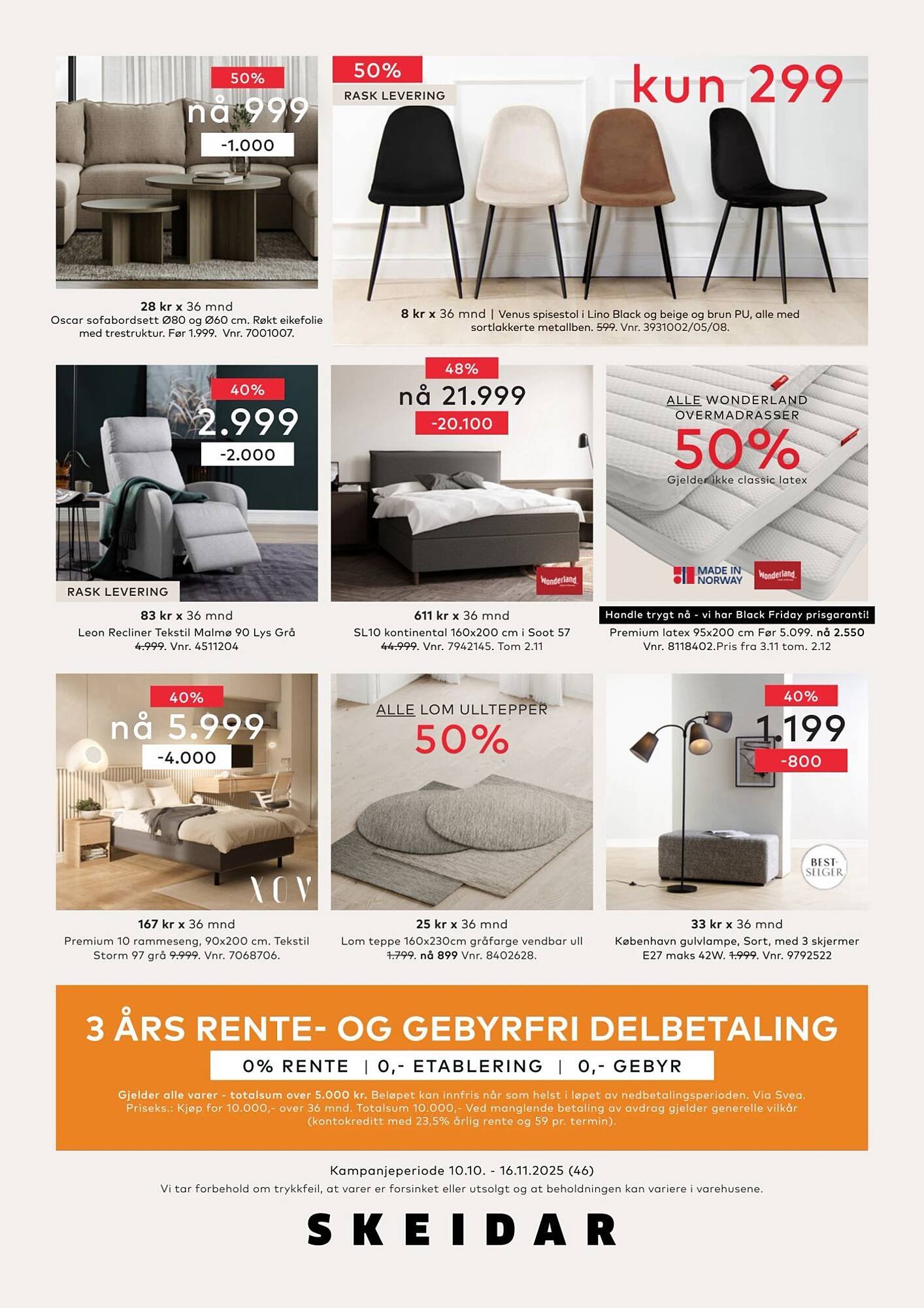 Skeidar kundeavis (2025-11-10 - 2025-11-16)