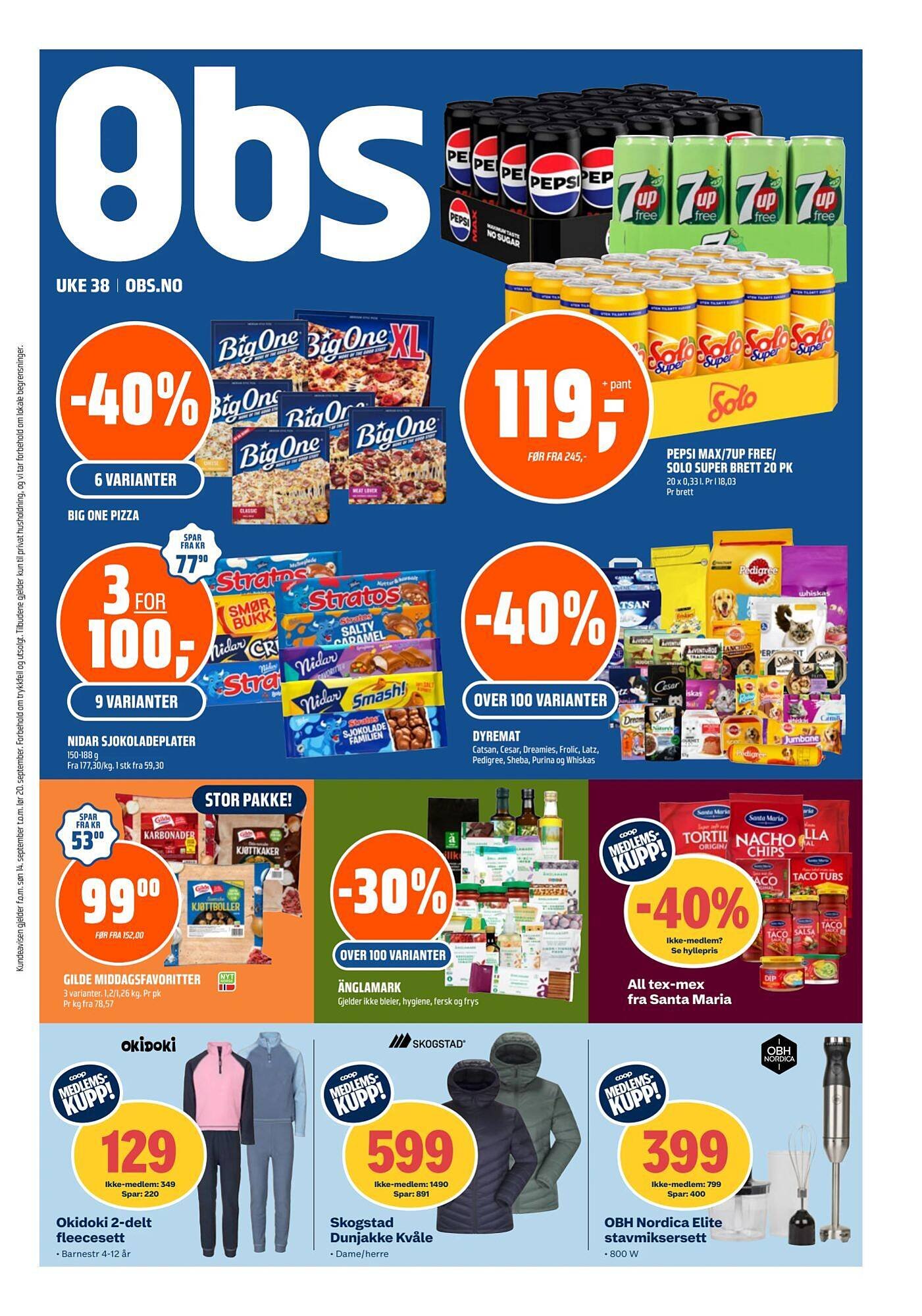 Coop Obs kundeavis (2025-09-14 - 2025-09-20)