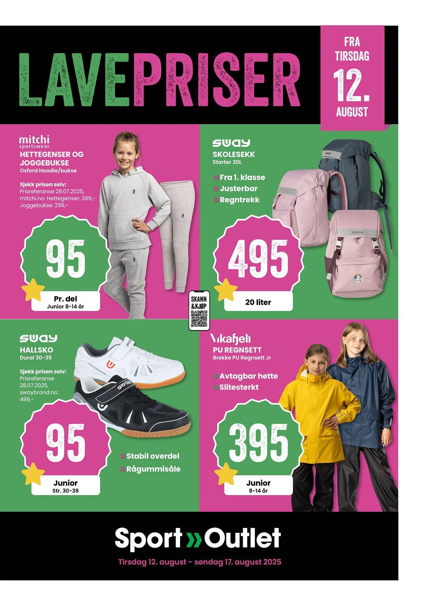 Sport Outlet Kundeavis (2025-08-12 - 2025-08-17)