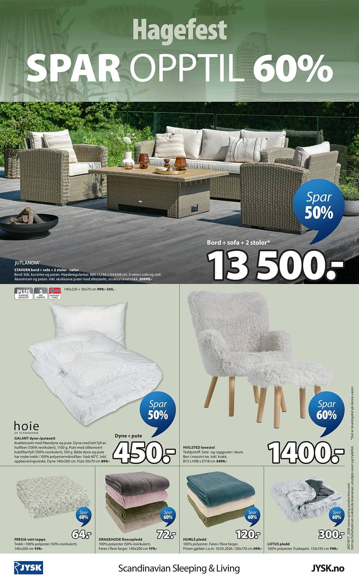 JYSK kundeavis (2026-04-20 - 2026-04-26)