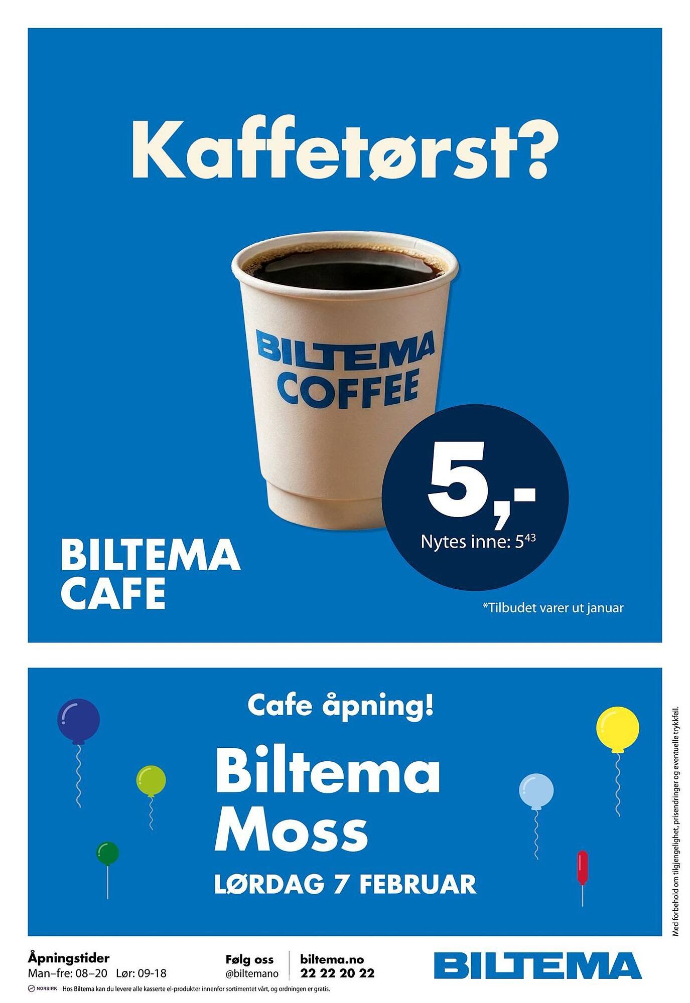 Biltema kundeavis (2026-01-08 - 2026-02-01)