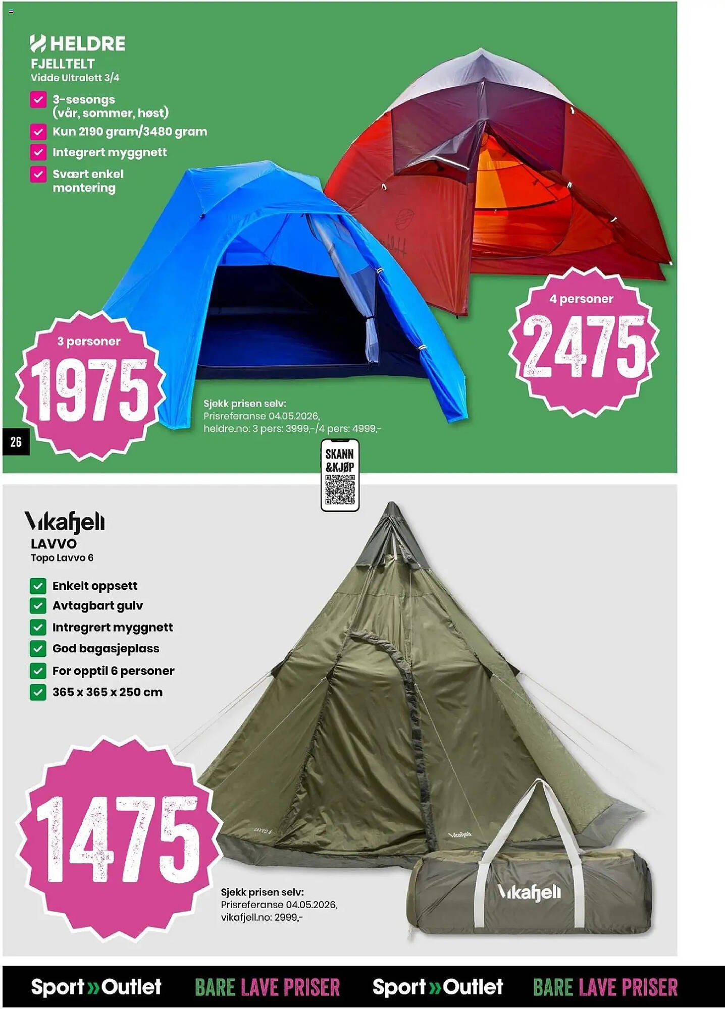 Sport Outlet kundeavis (2026-05-19 - 2026-05-24)