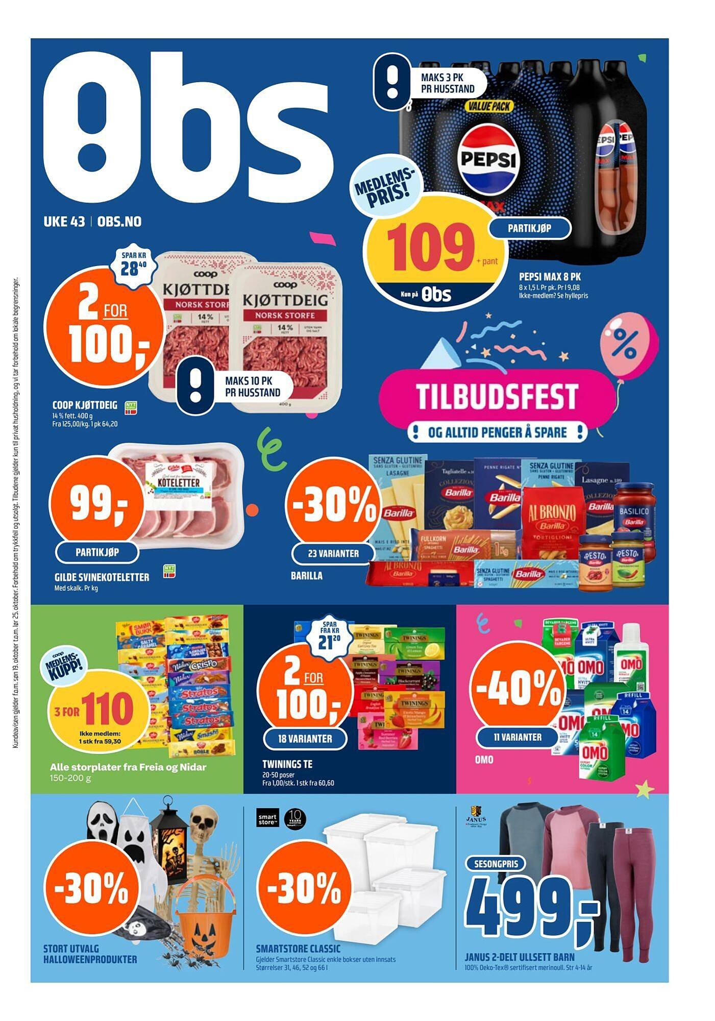 Coop Obs kundeavis (2025-10-19 - 2025-10-25)
