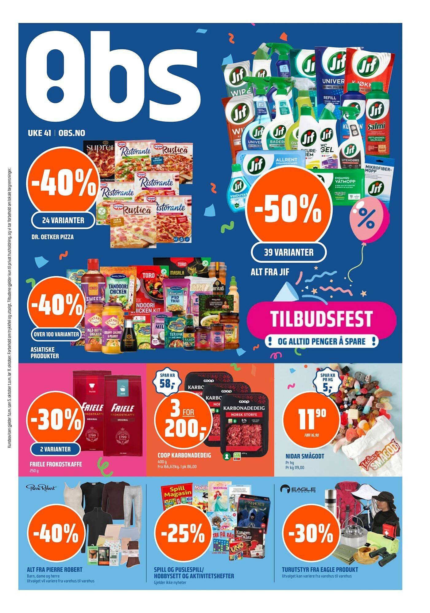 Coop Obs kundeavis (2025-10-05 - 2025-10-11)
