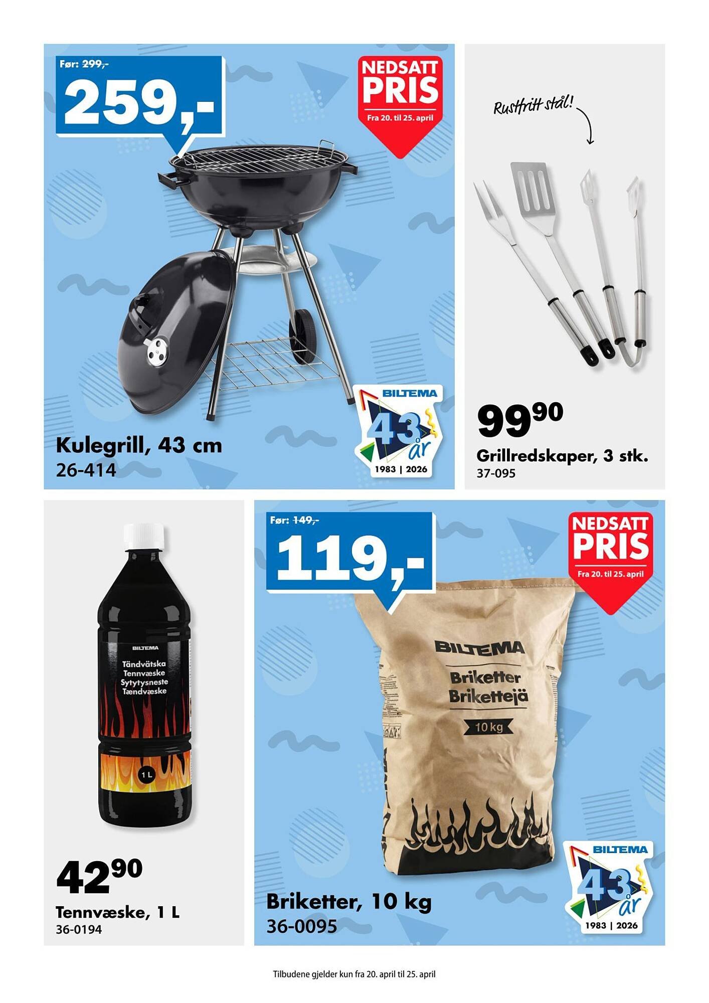 Biltema kundeavis (2026-04-20 - 2026-04-26)