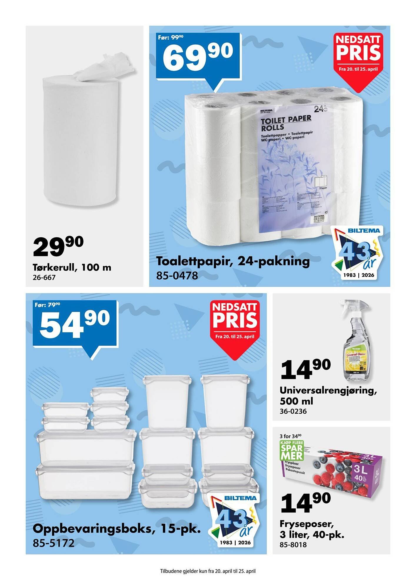 Biltema kundeavis (2026-04-20 - 2026-04-26)