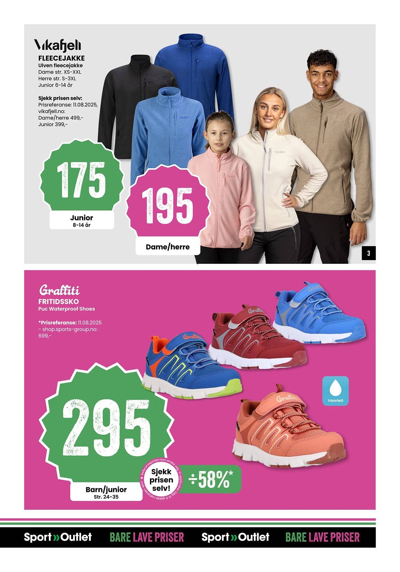 Sport Outlet kundeavis (2025-08-26 - 2025-08-31)