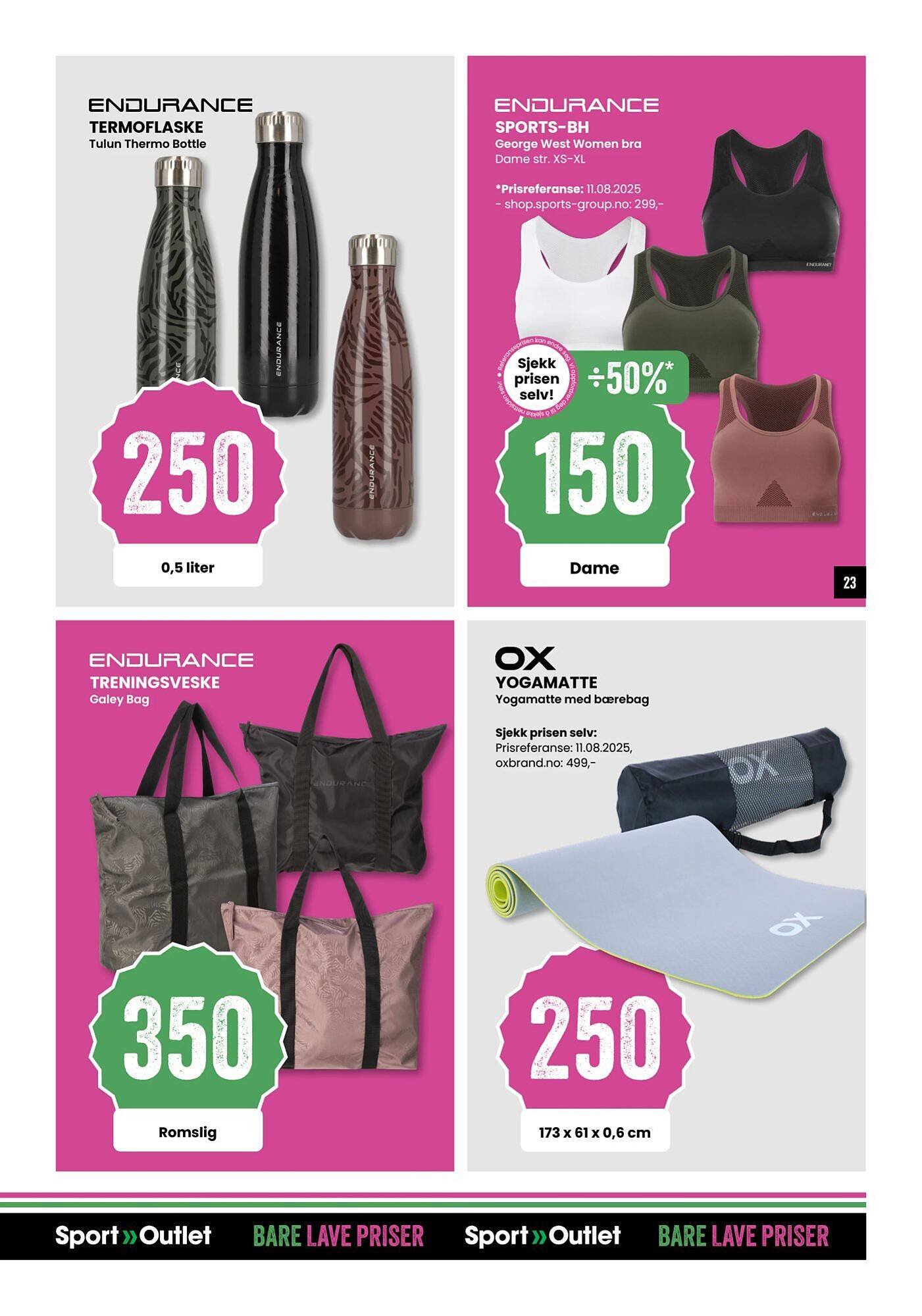 Sport Outlet kundeavis (2025-08-26 - 2025-08-31)