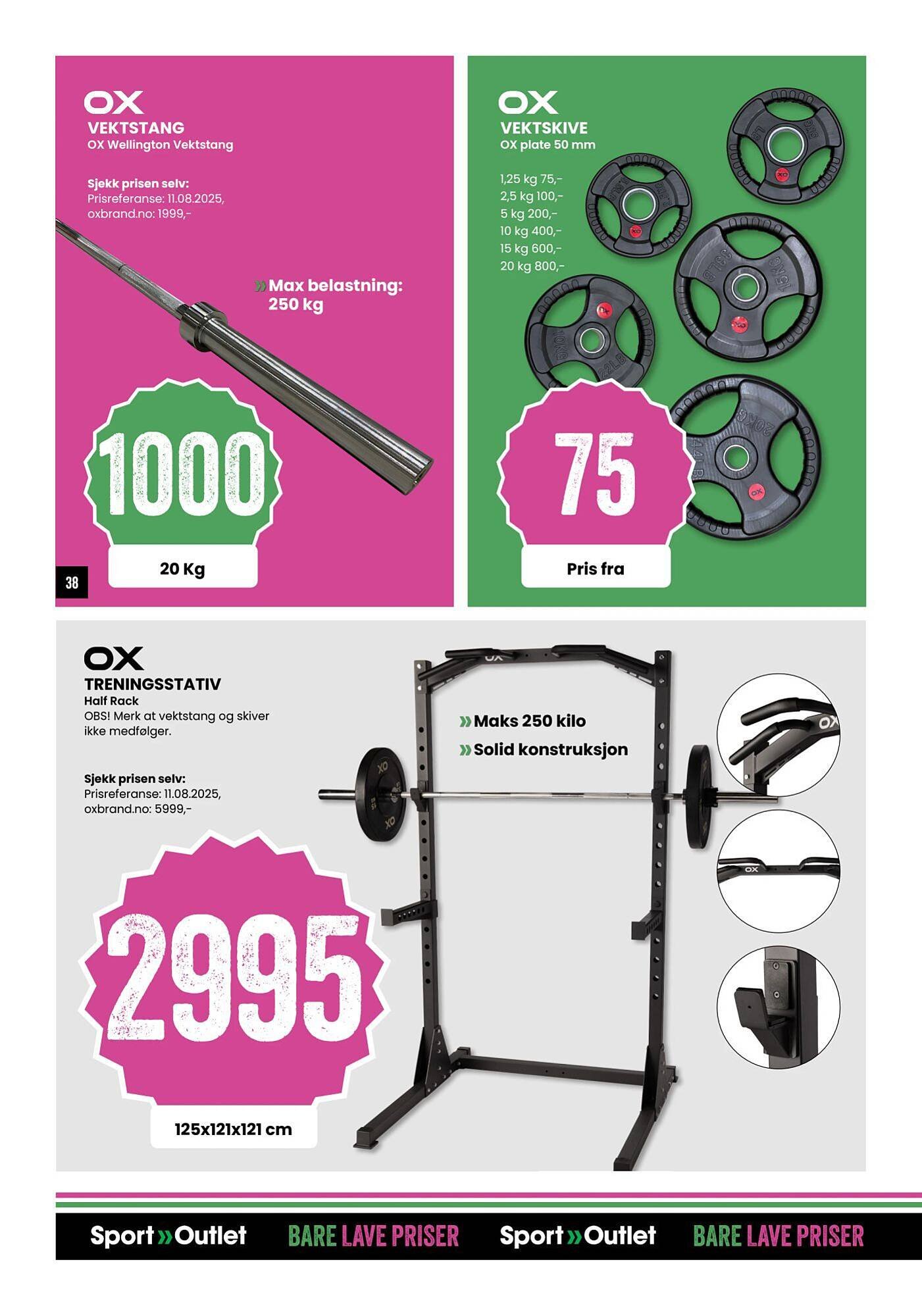 Sport Outlet kundeavis (2025-08-26 - 2025-08-31)