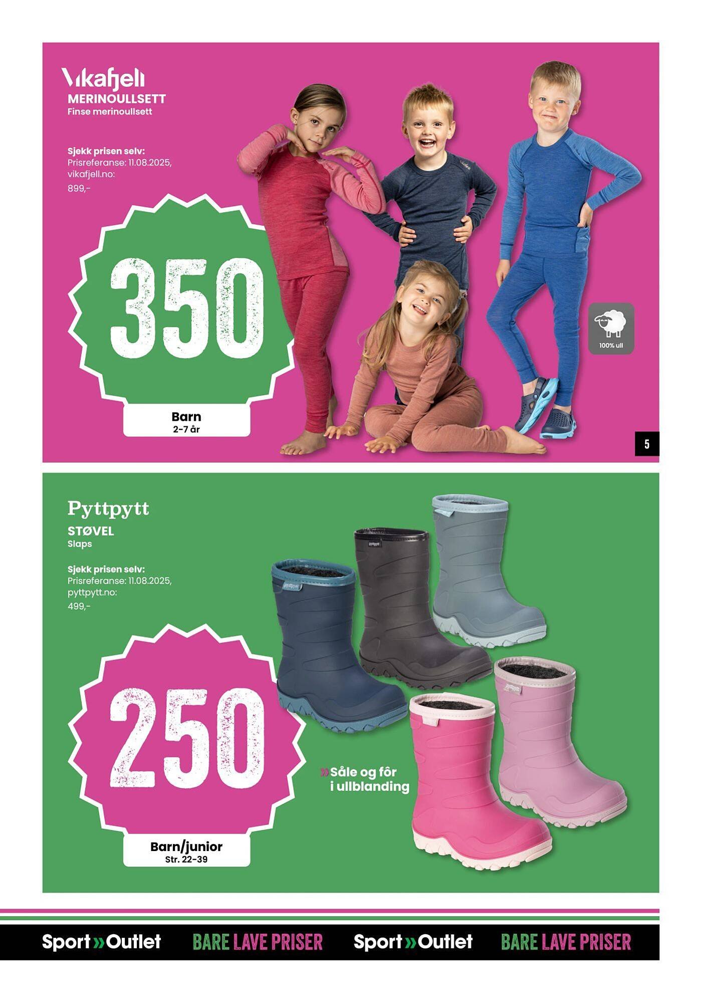 Sport Outlet kundeavis (2025-08-26 - 2025-08-31)