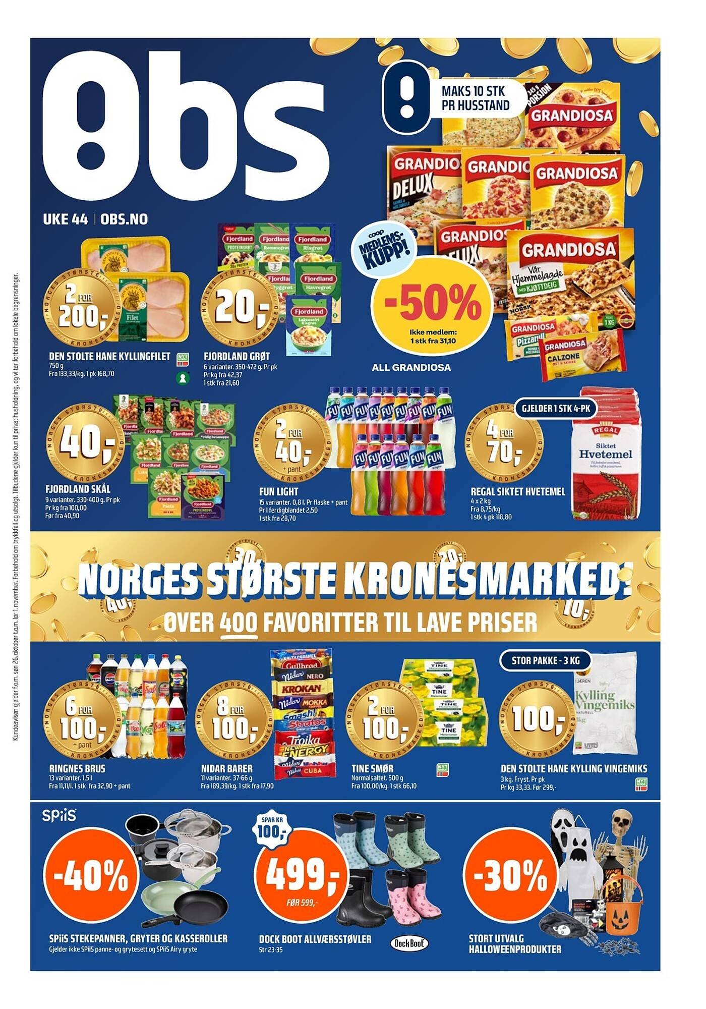 Coop Obs kundeavis (2025-10-26 - 2025-11-01)