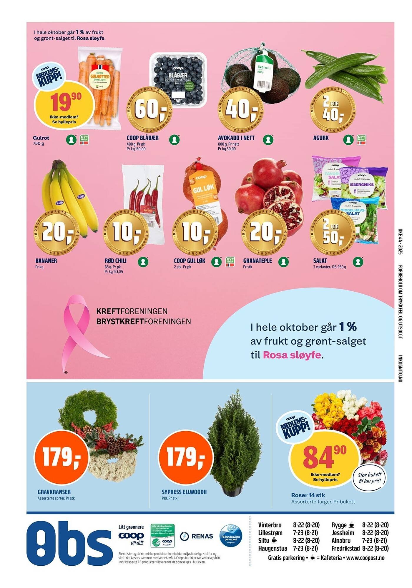 Coop Obs kundeavis (2025-10-26 - 2025-11-01)