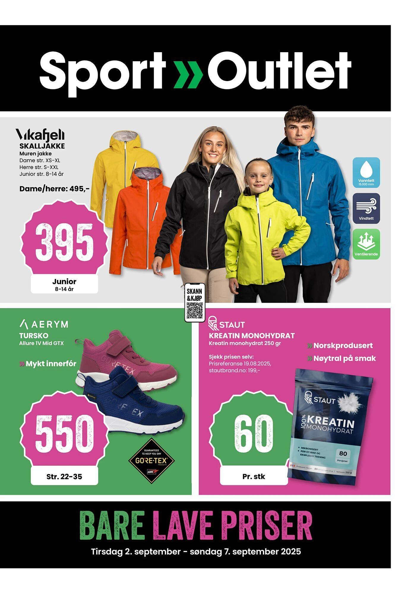 Sport Outlet kundeavis (2025-09-02 - 2025-09-07)