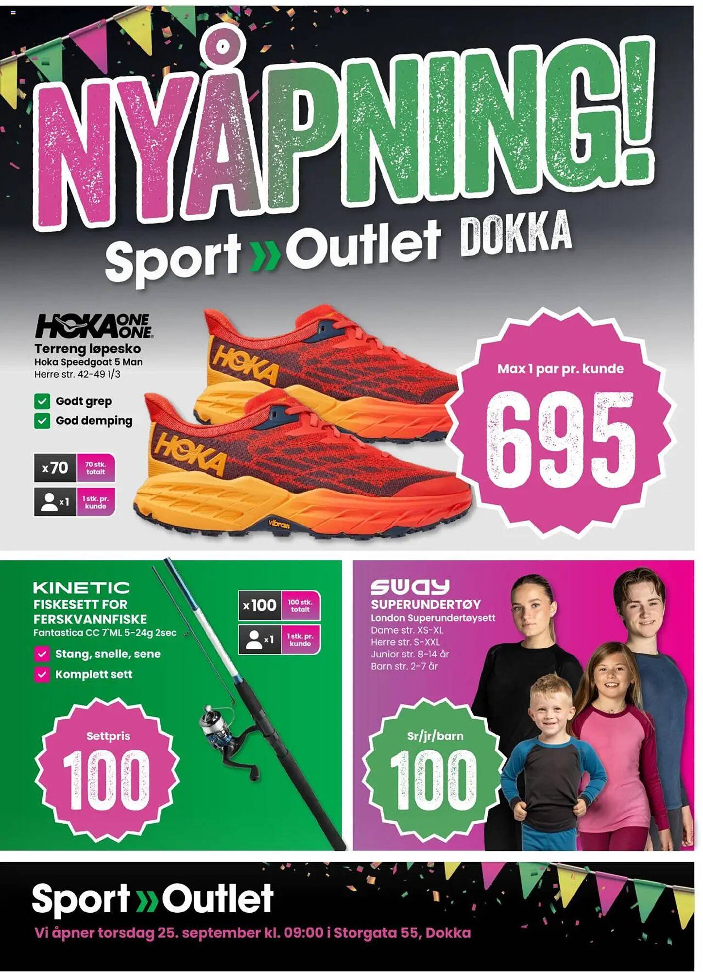 Sport Outlet kundeavis (2025-09-25 - 2025-09-28)