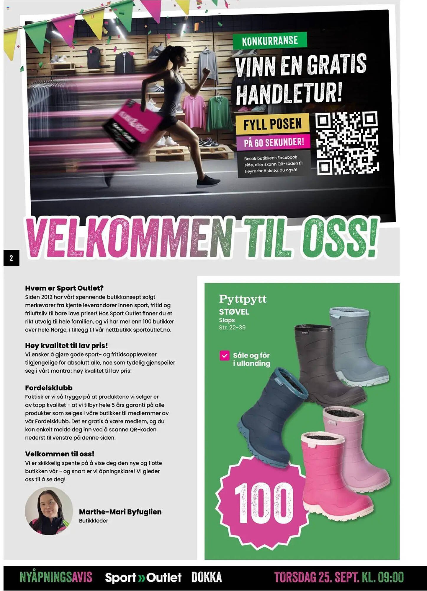 Sport Outlet kundeavis (2025-09-25 - 2025-09-28)