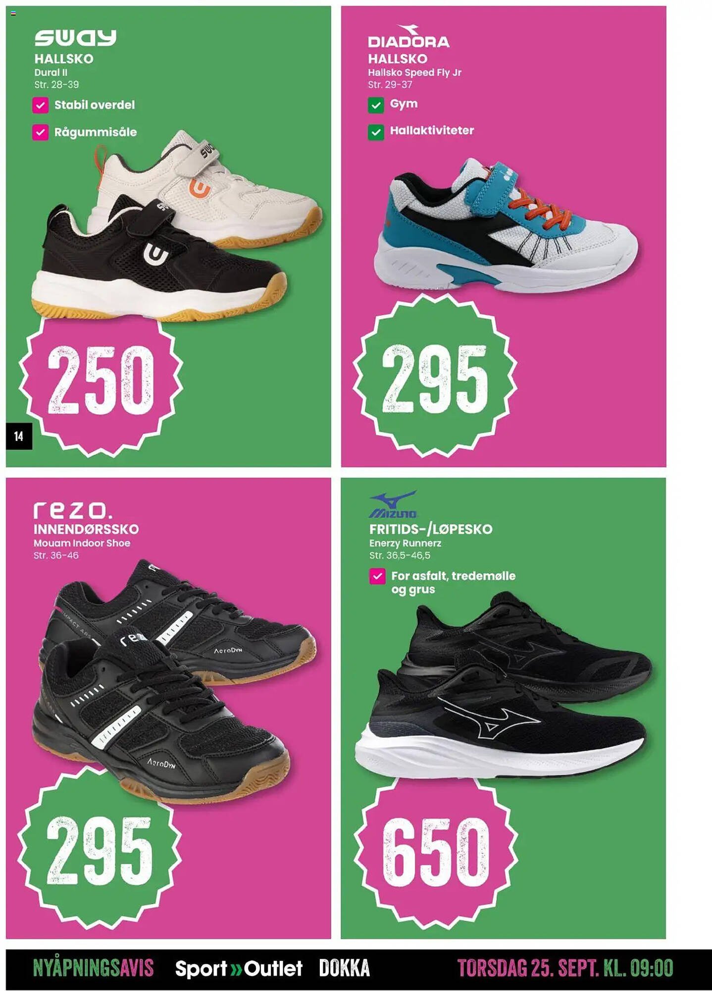 Sport Outlet kundeavis (2025-09-25 - 2025-09-28)