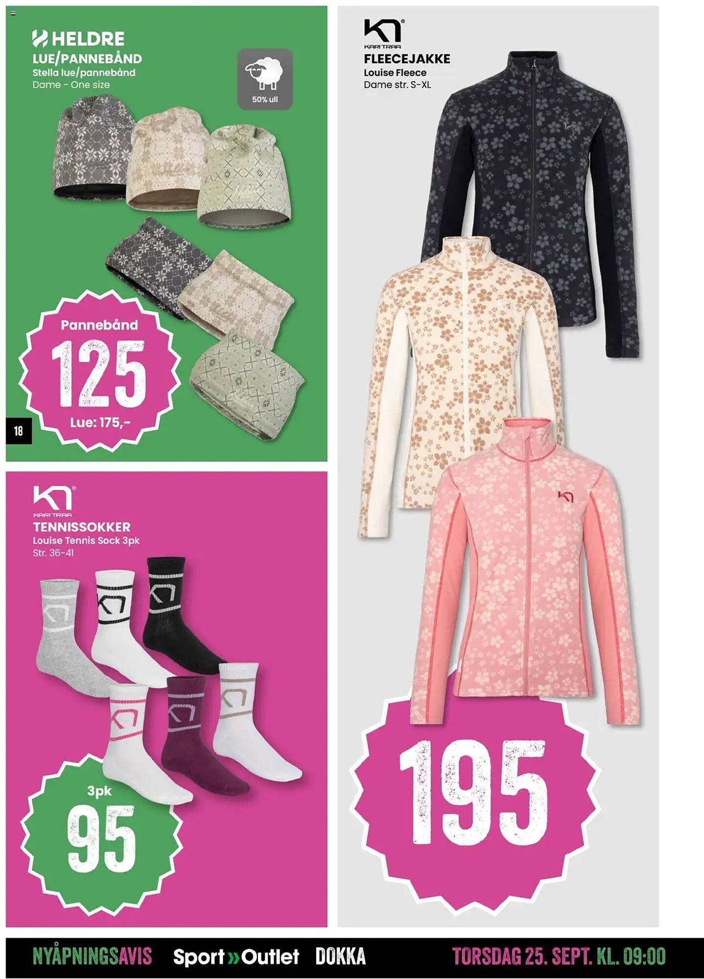 Sport Outlet kundeavis (2025-09-25 - 2025-09-28)