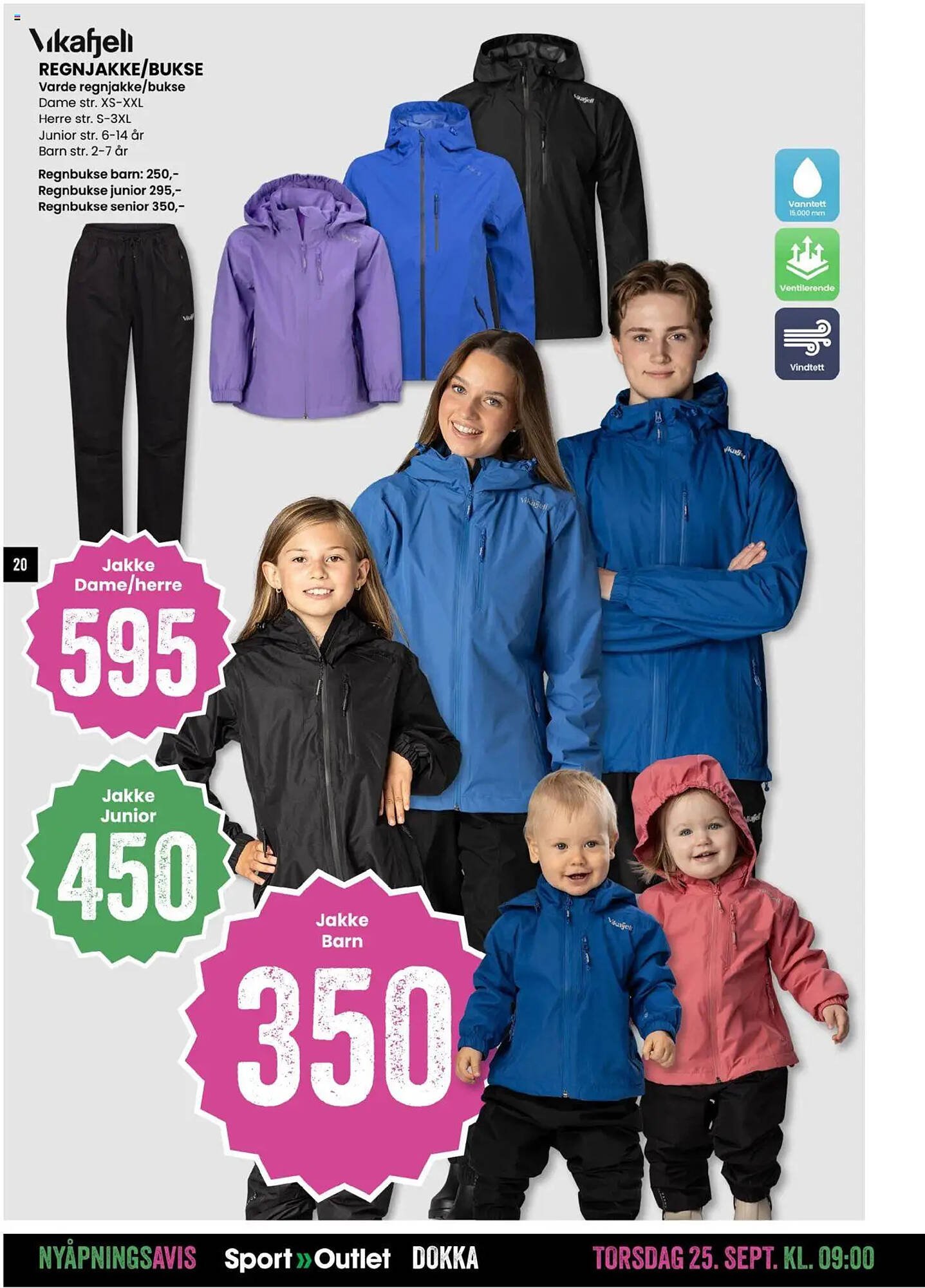 Sport Outlet kundeavis (2025-09-25 - 2025-09-28)