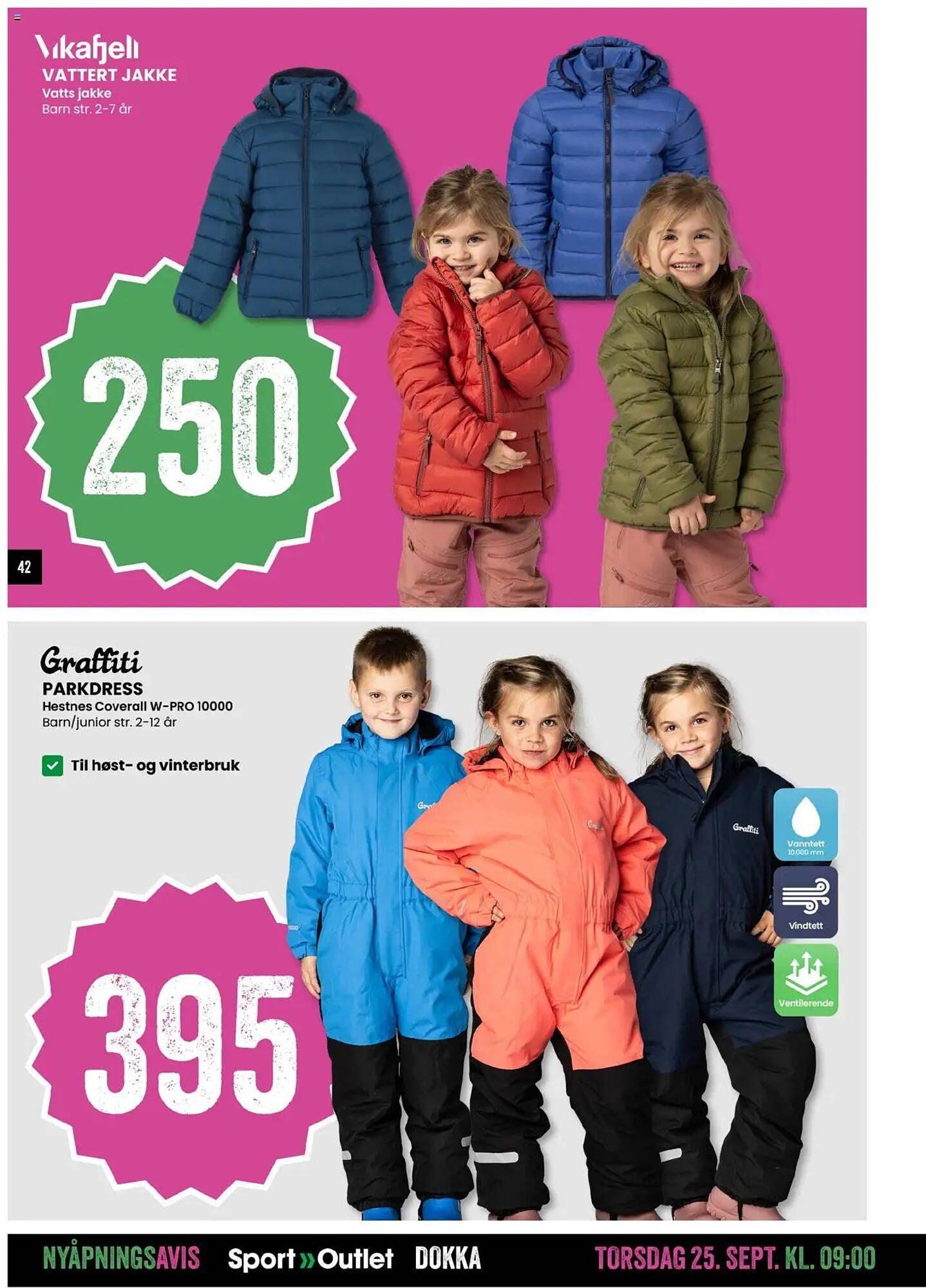 Sport Outlet kundeavis (2025-09-25 - 2025-09-28)