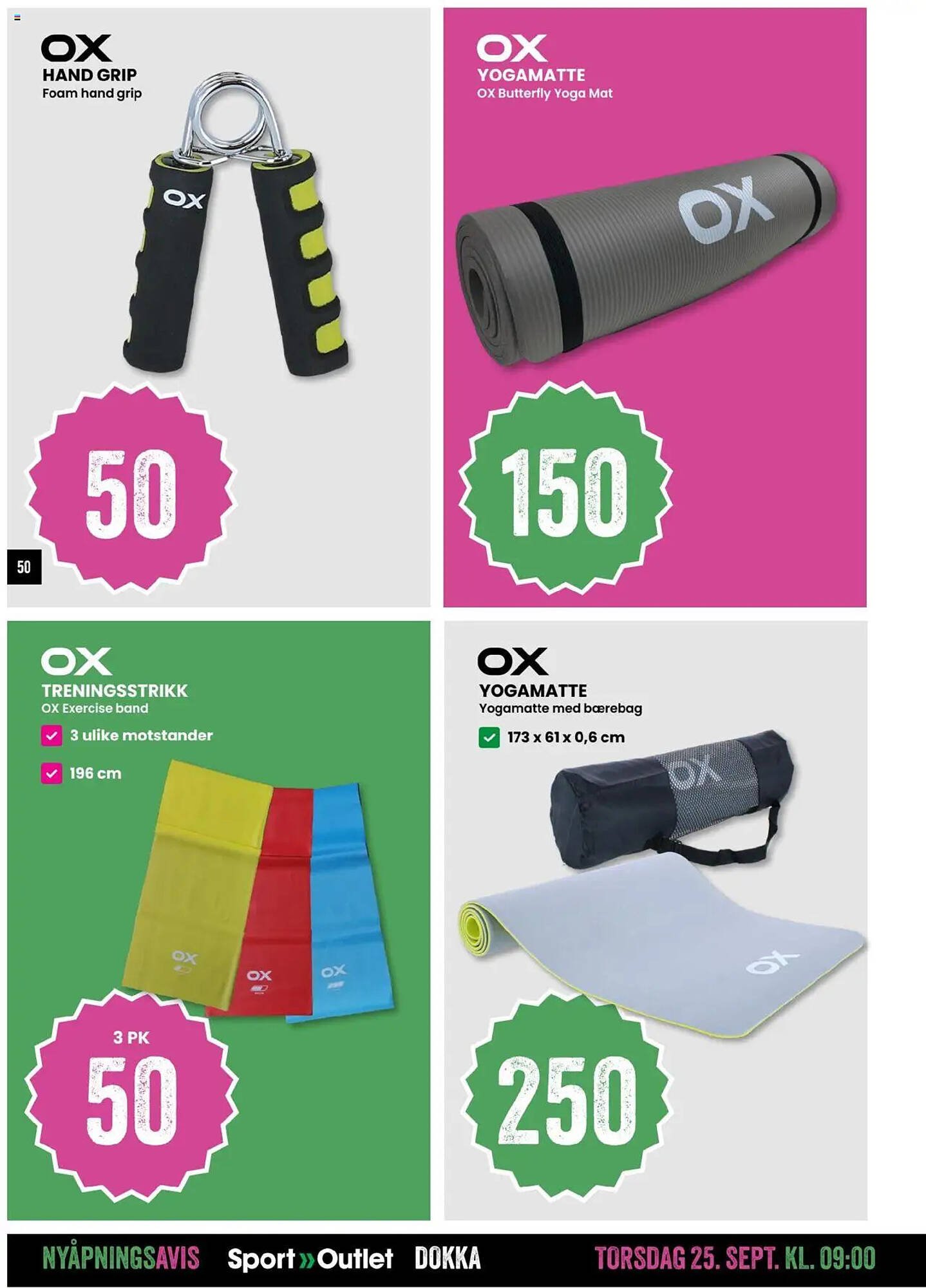 Sport Outlet kundeavis (2025-09-25 - 2025-09-28)